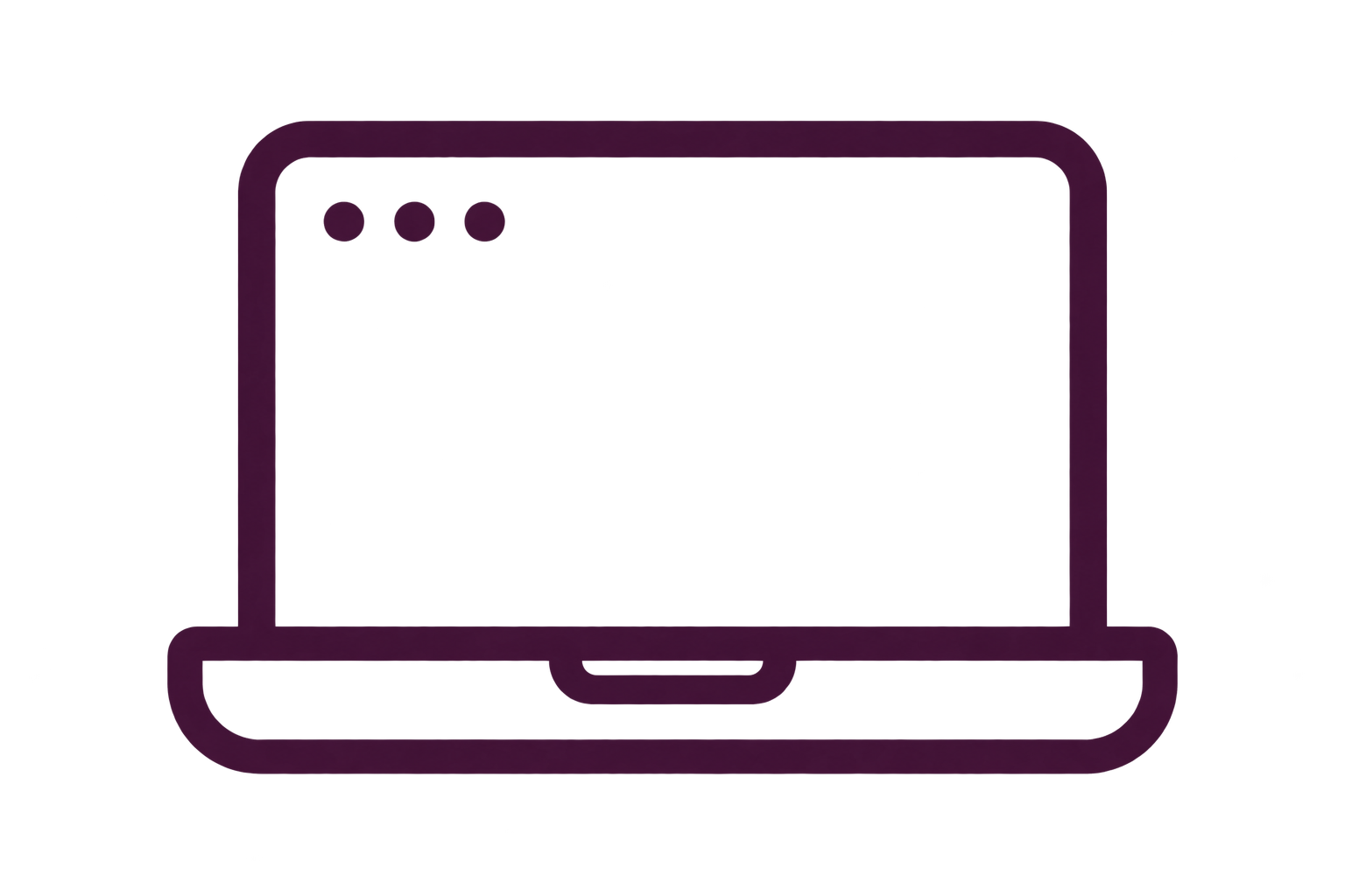 Website quality assurance icon representing functional and reliable web design