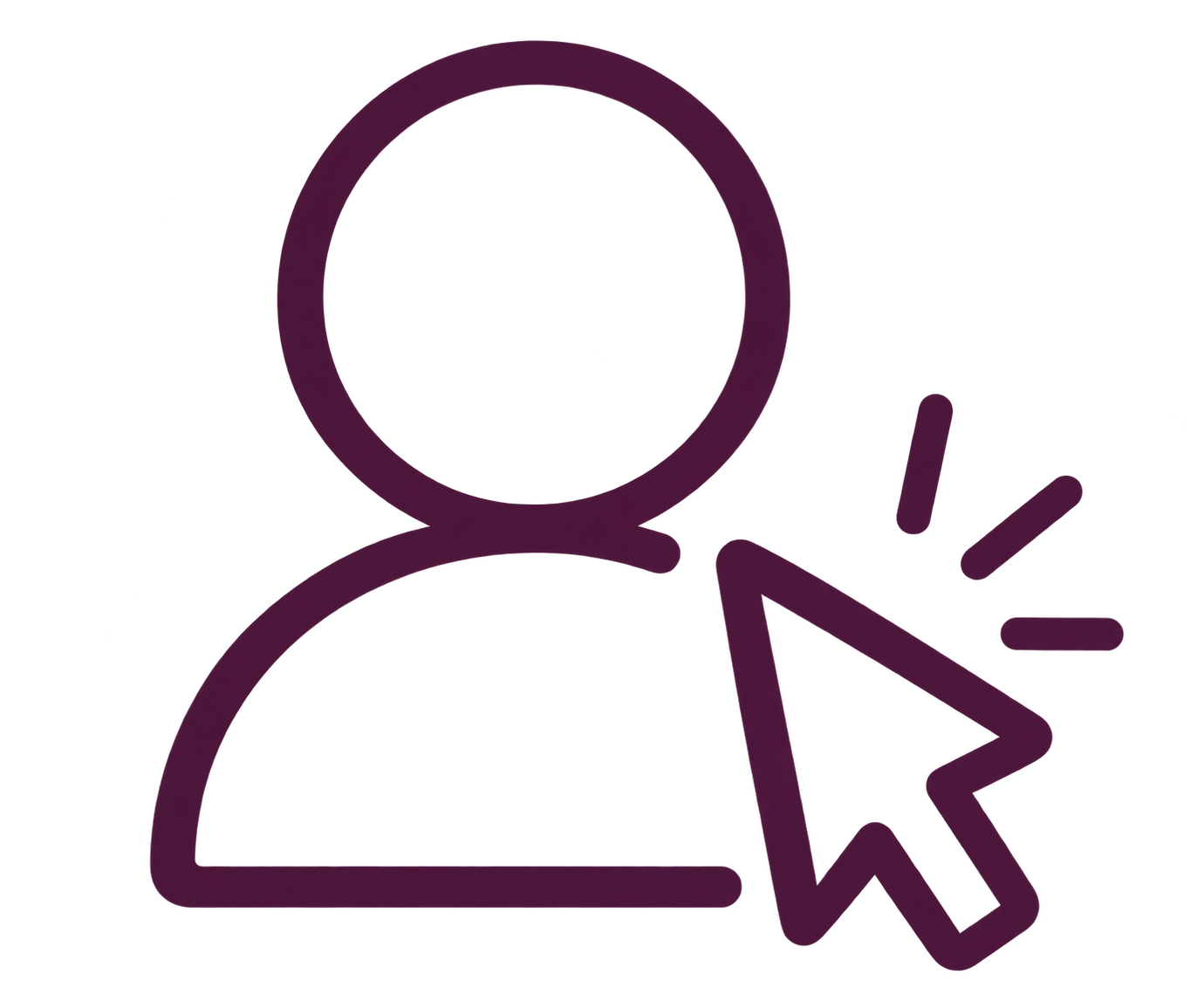 User-friendly experience icon representing intuitive website navigation