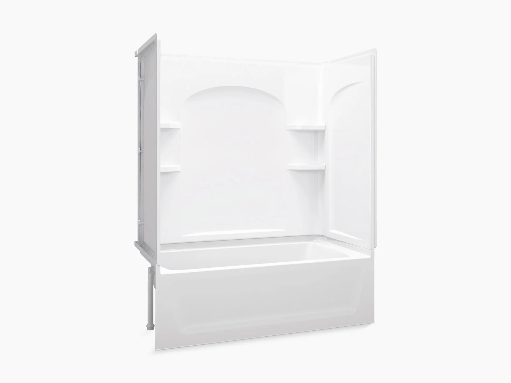 Bath / Shower Unit Sterling Ensemble™ Curve (60"x32")