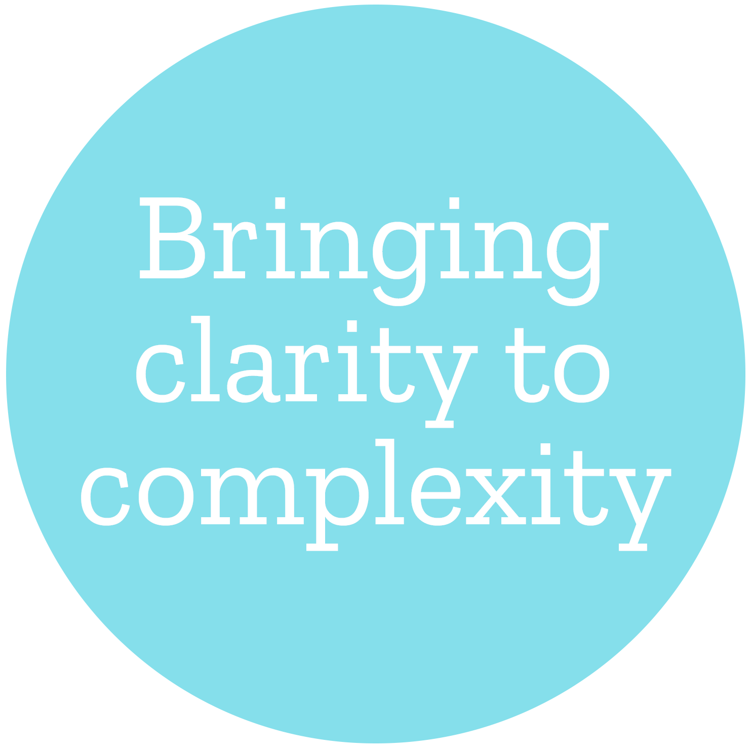 Bringing clarity to complexity