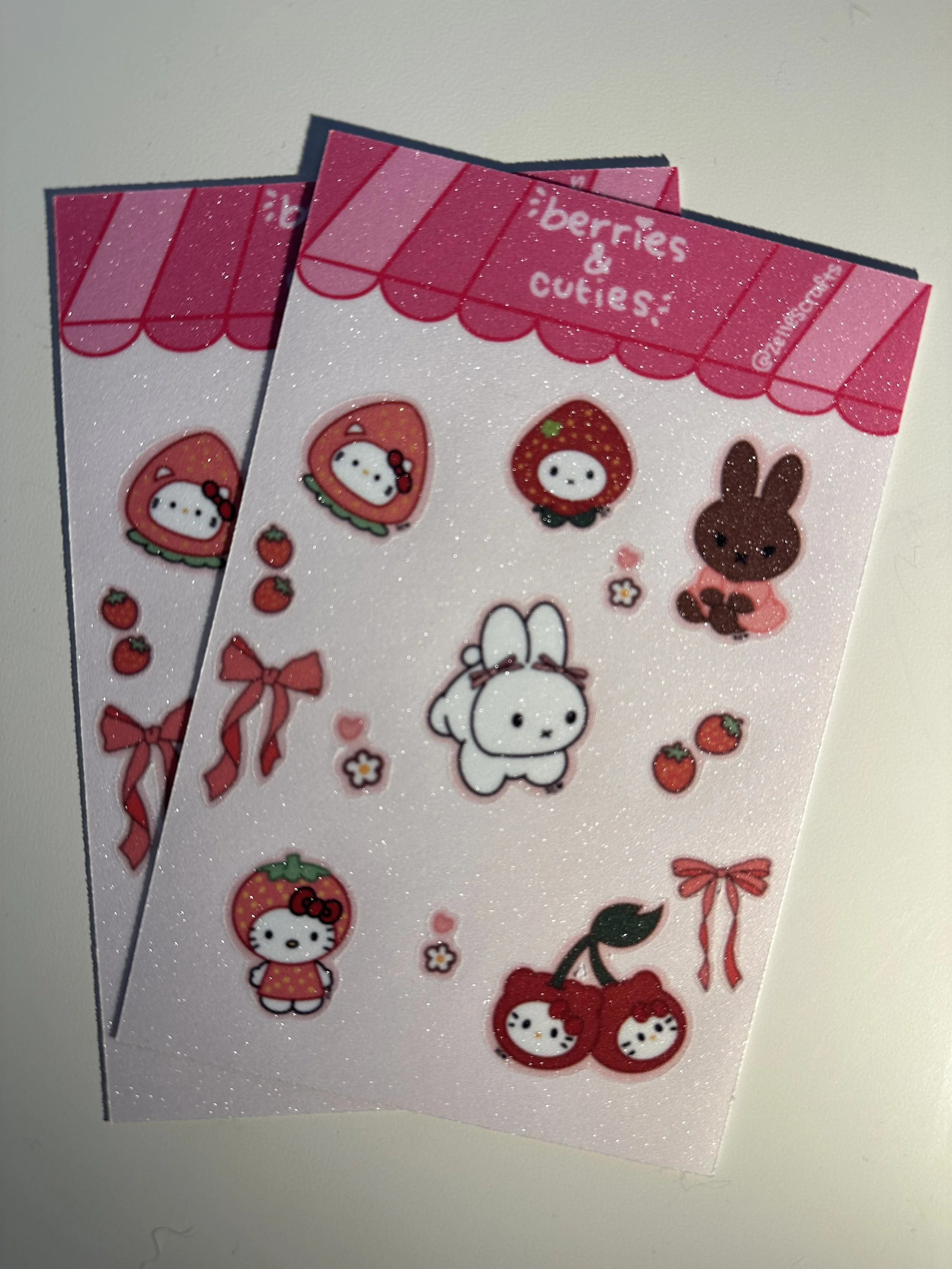 berries & cuties sticker sheet