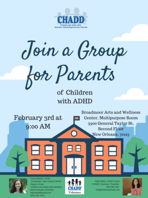 Don't Forget: February Parents Meet-Up