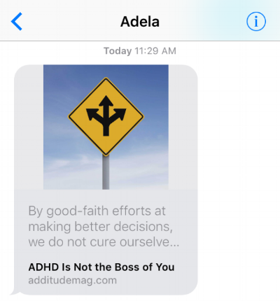 Recommended Reading From Mind Coach NOLA: ADHD Is Not The Boss