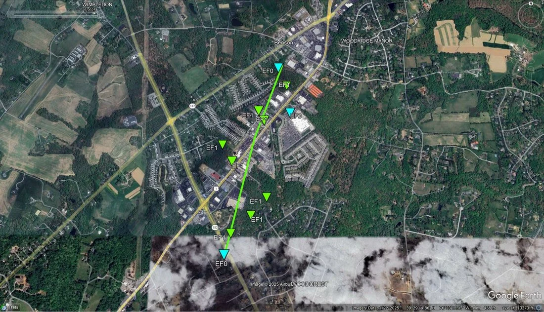 On June 1st, 2012, Nearly a Dozen Tornadoes Touch Down Across Central Maryland