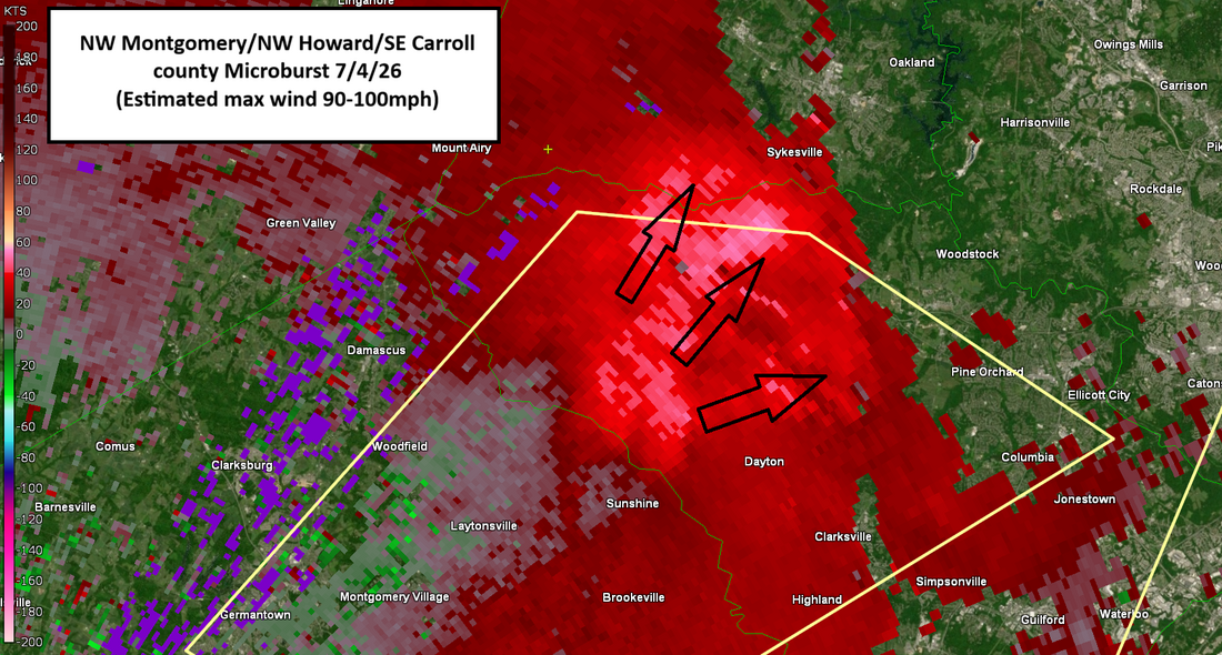 Record Breaking Heat Leads to Destructive Straight Line Winds For The Fourth Of July