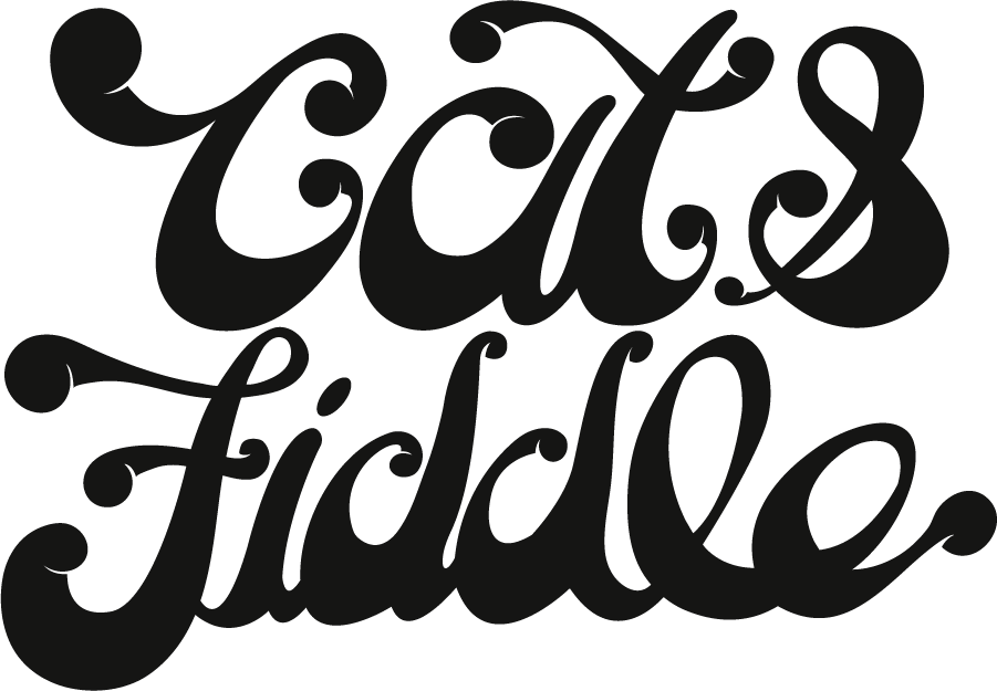 The Cat & Fiddle logo consists of decorative black text that reads "Cat & Fiddle" in a cursive style.