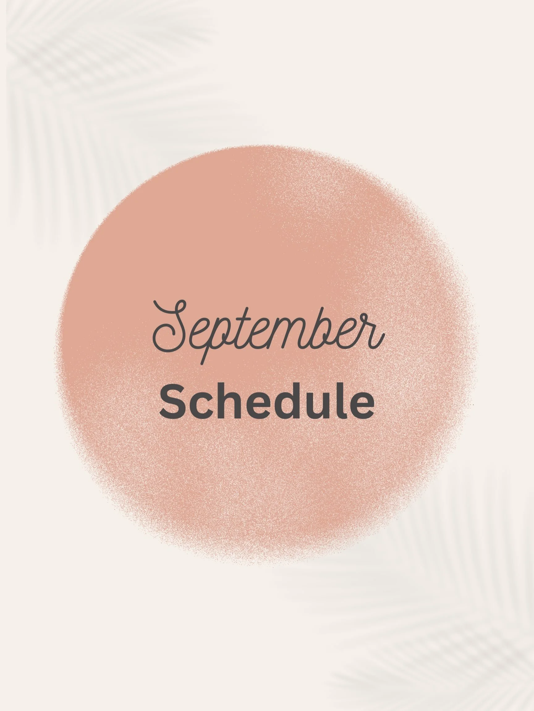 ✨Horaire de septembre✨

Jetez un coup d&rsquo;&oelig;il et planifiez votre semaine avec nous.

📱R&eacute;servez votre place via le lien dans la bio ou sur l&rsquo;application MindBody !

&bull;&bull;&bull;

✨September Schedule✨

Take a look and plan