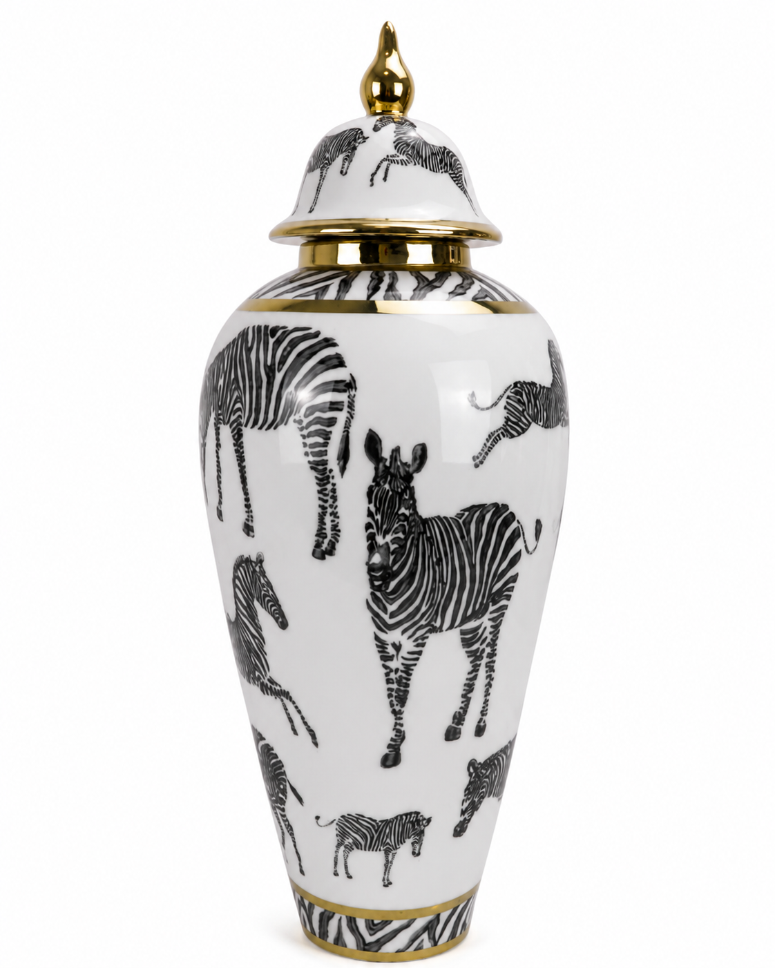 Zebra Gold Jar Small