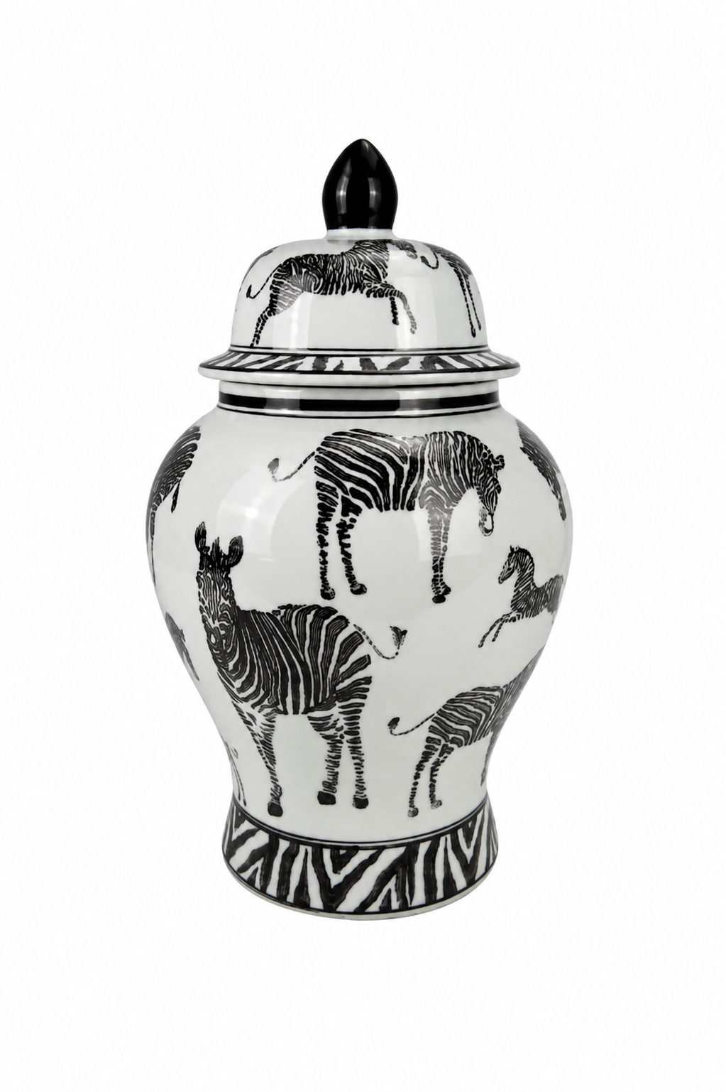 Zebra Wide Jar