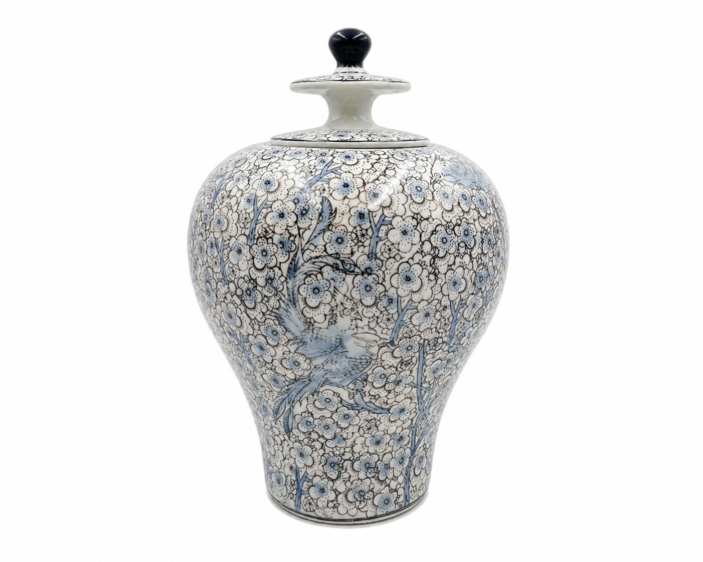 Rome Vase With Long Lid Small