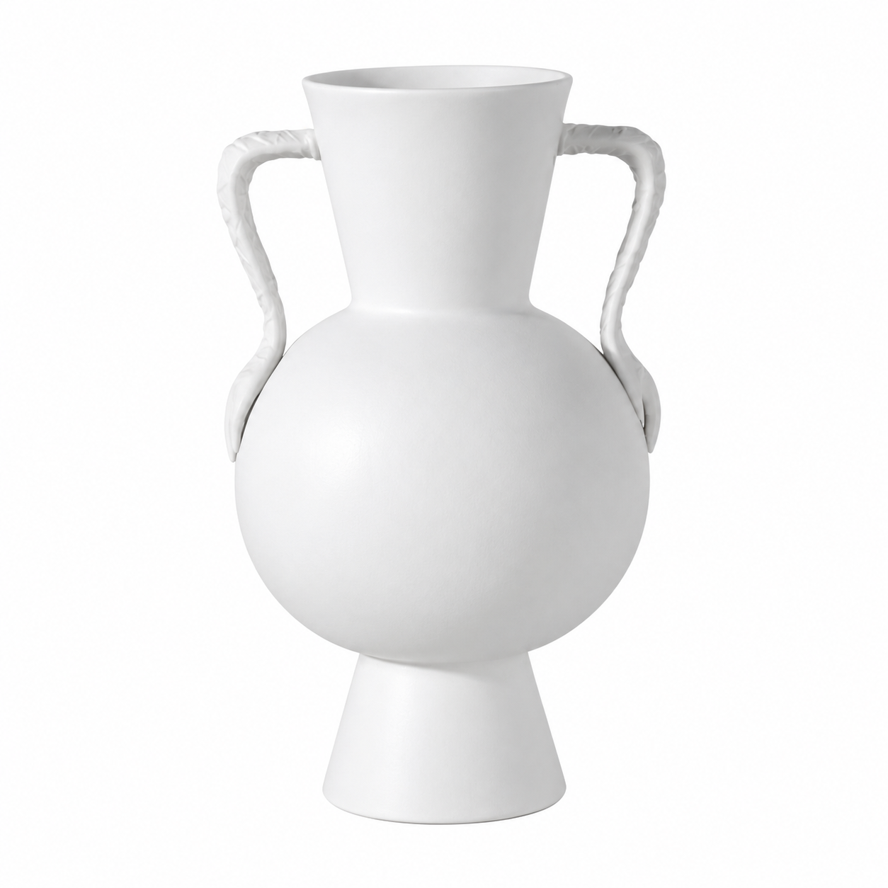 Handled Pedestal Vase