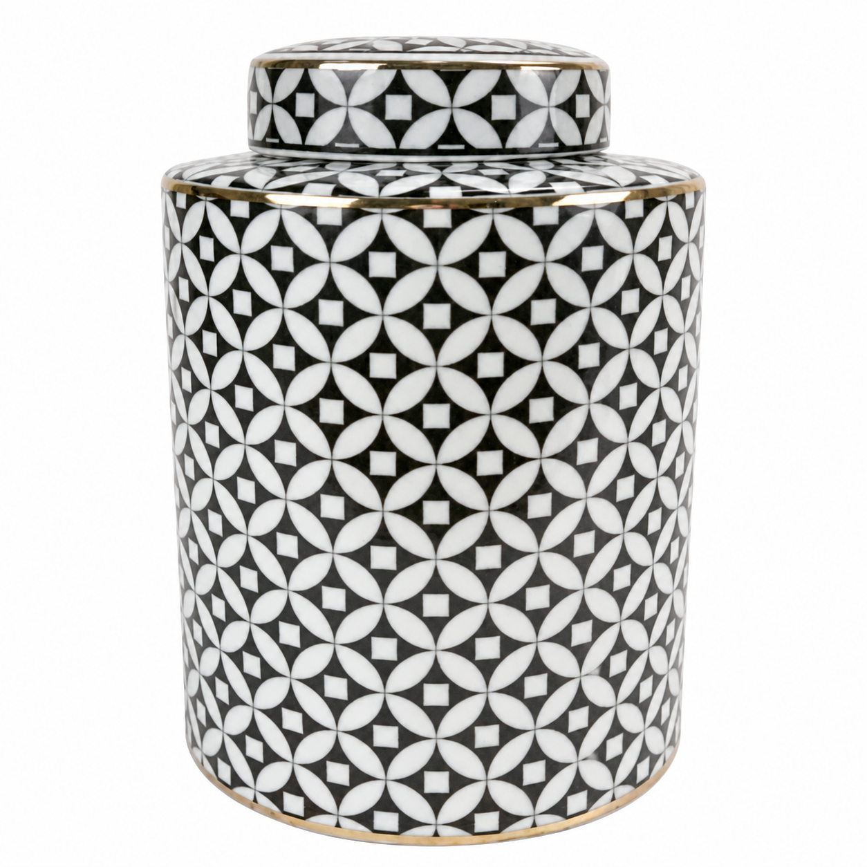 Dora Black & White Jar Medium