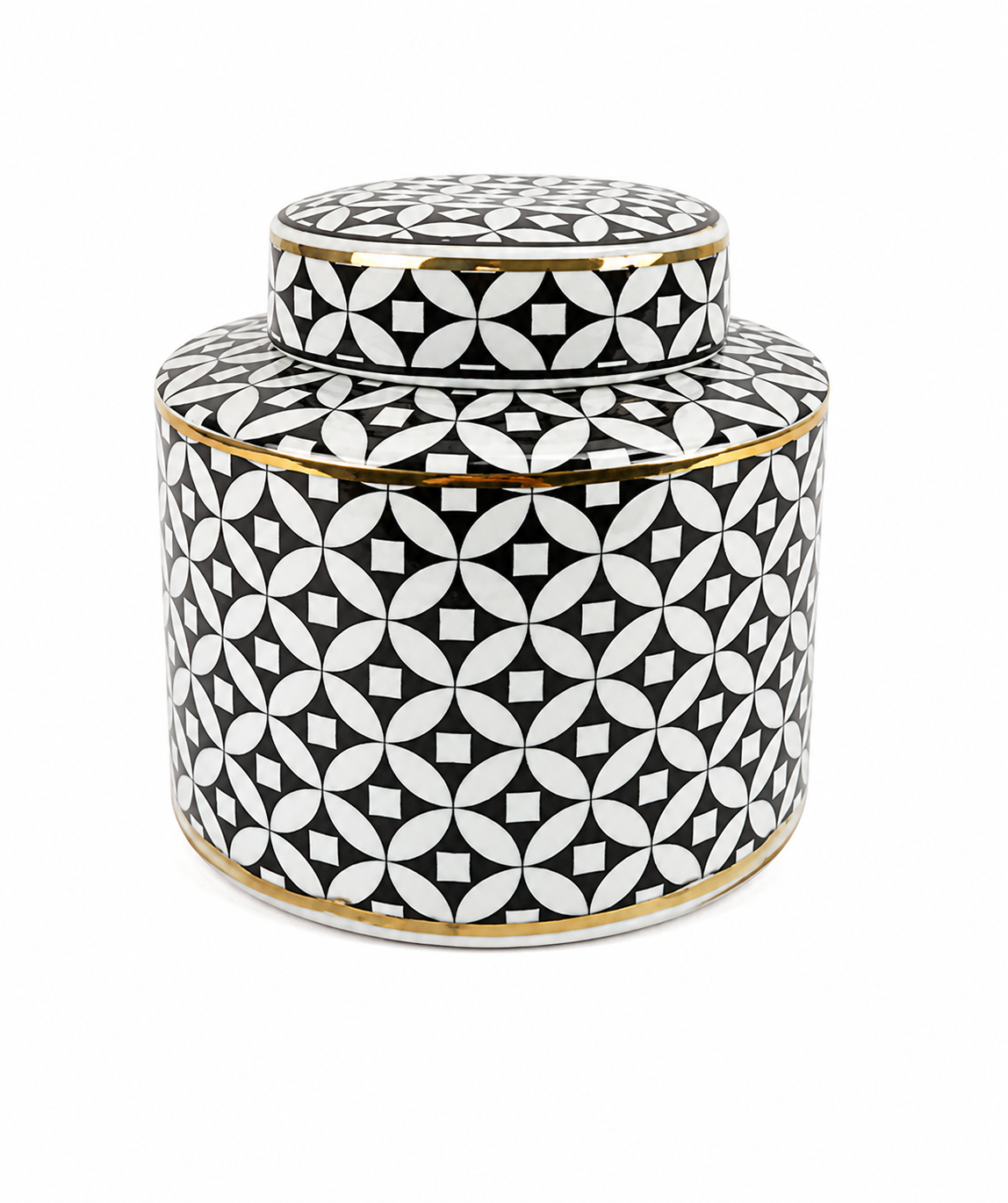 Dora Black & White Jar Small