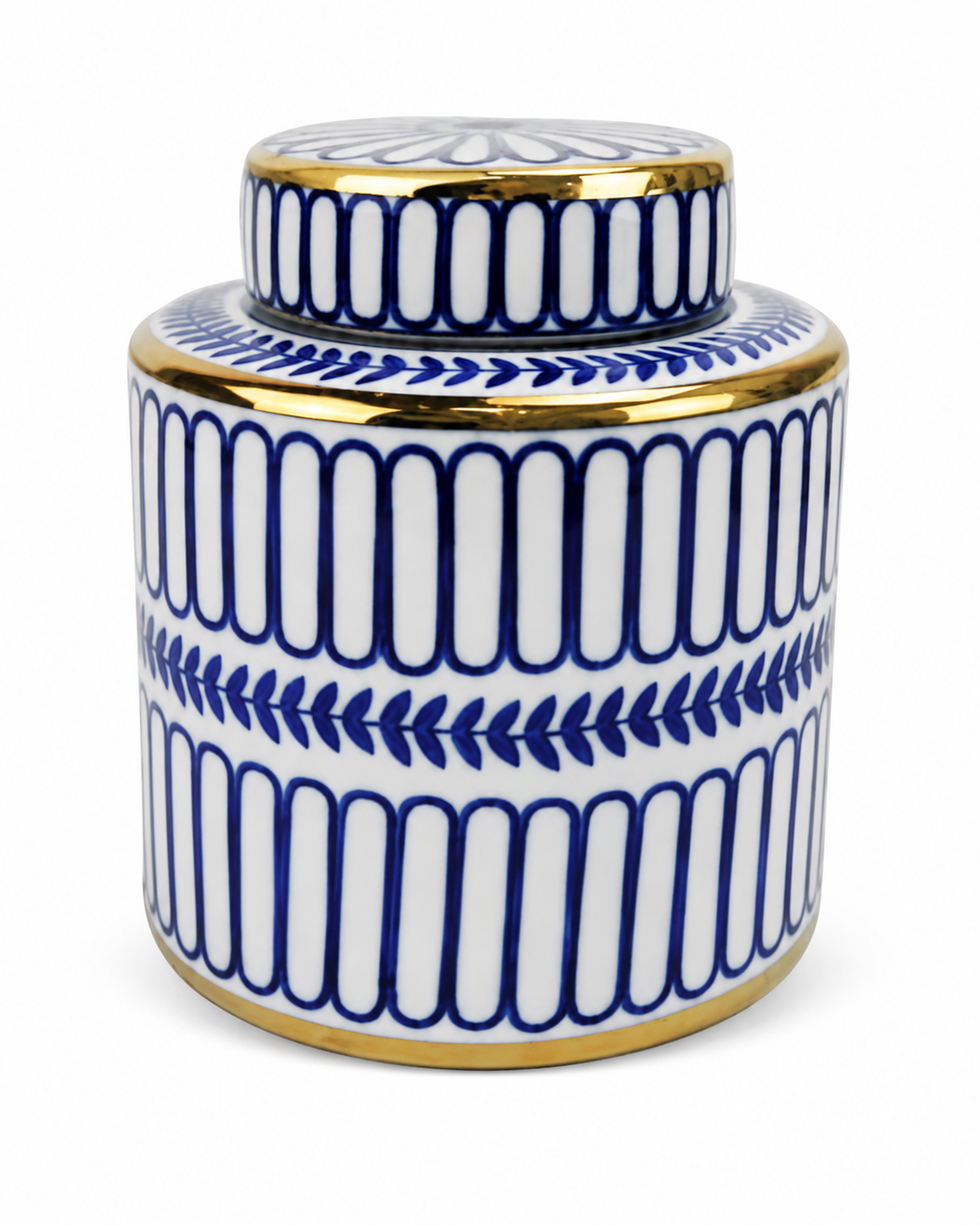 Nolan Gold Vase With Lid Small