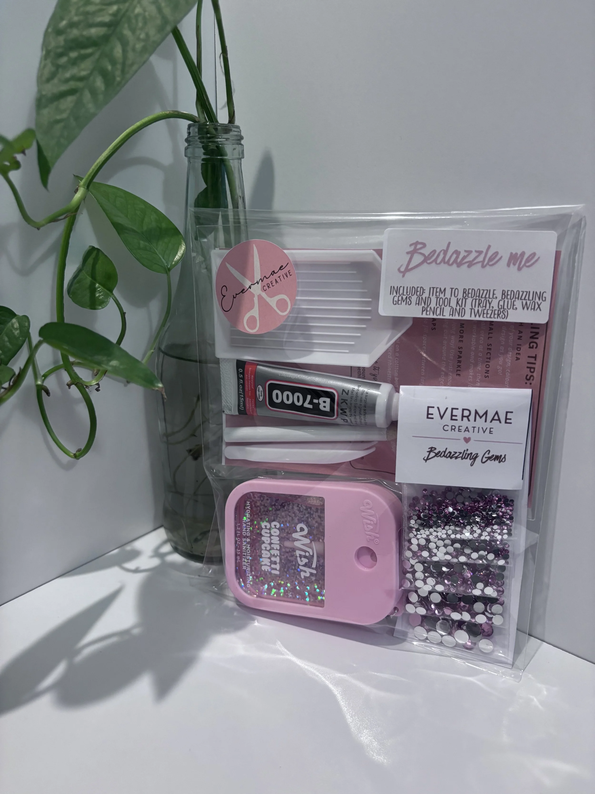 Hand Sanitizer Spray Bedazzling Kit