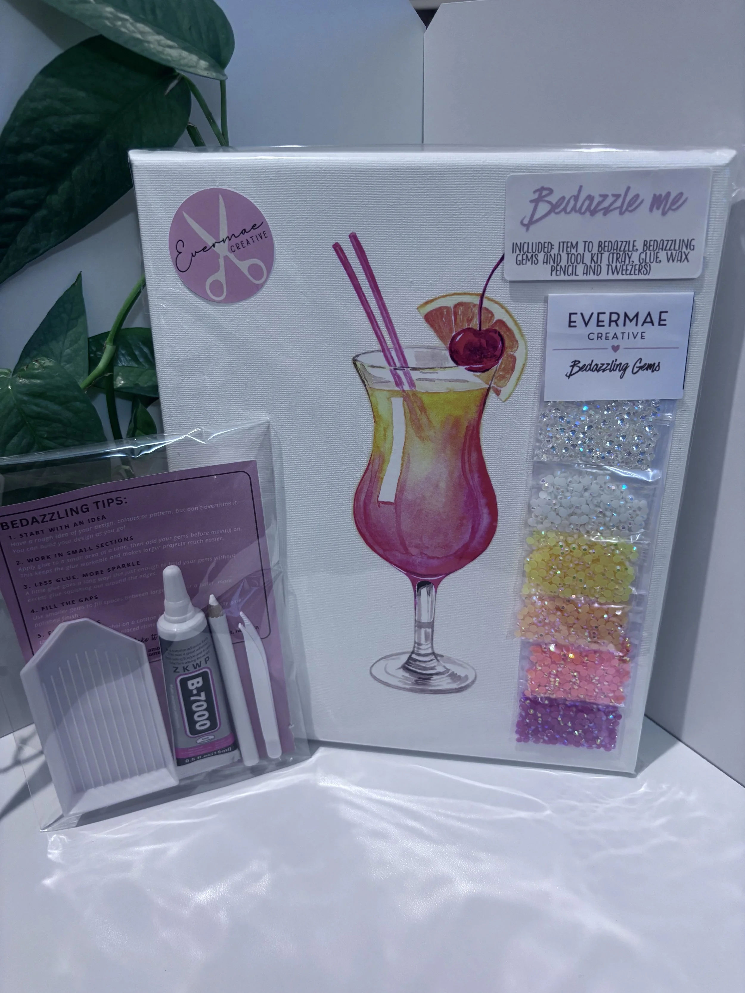 Canvas Bedazzling Kit