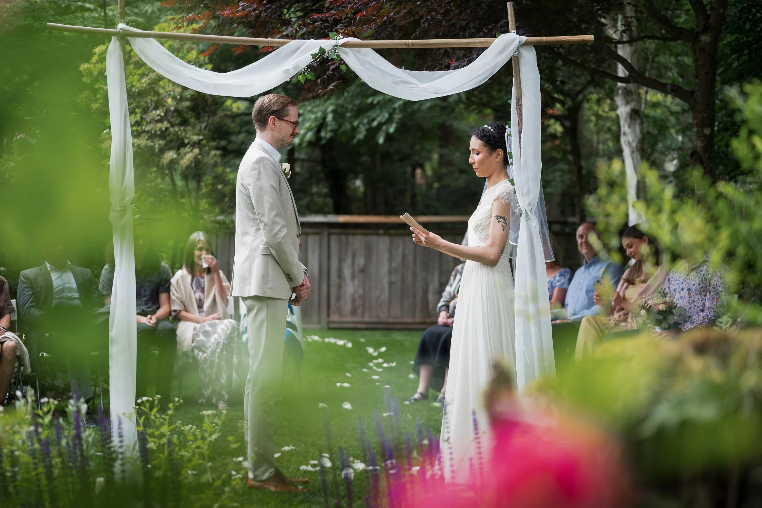 Vancouver Backyard Micro Wedding | Soleil & Matt
