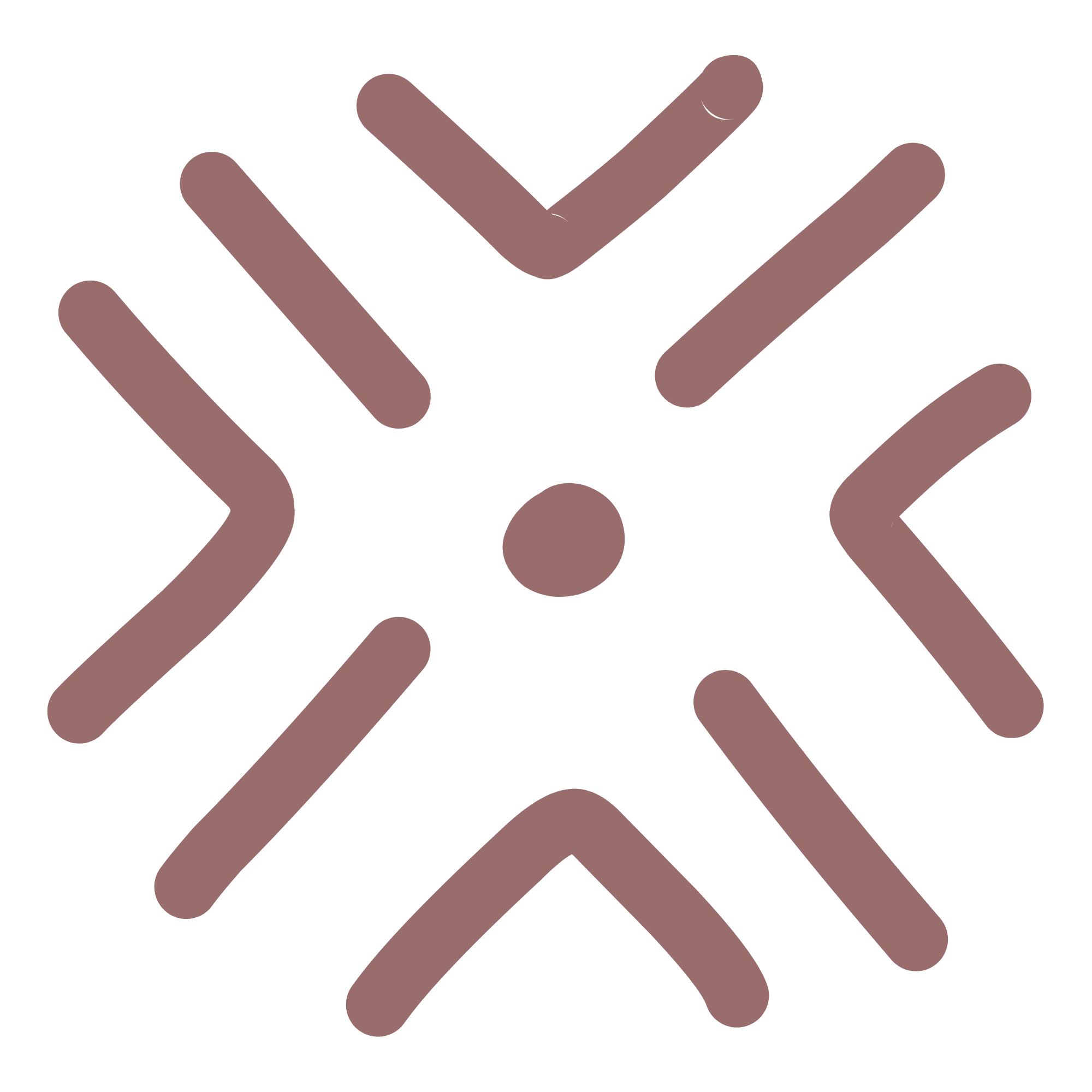 Bitcoin symbol with lines radiating outward against a black background.