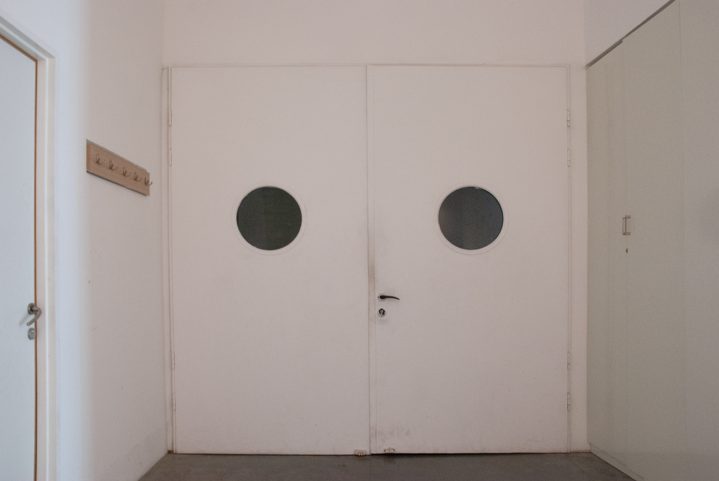 The doors to the archive of the museum, which acted as the initial inspiration for the artwork.