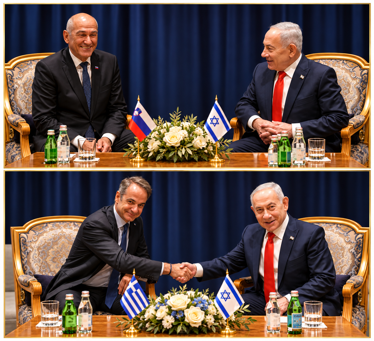 Prime Minister Benjamin Netanyahu held political talks