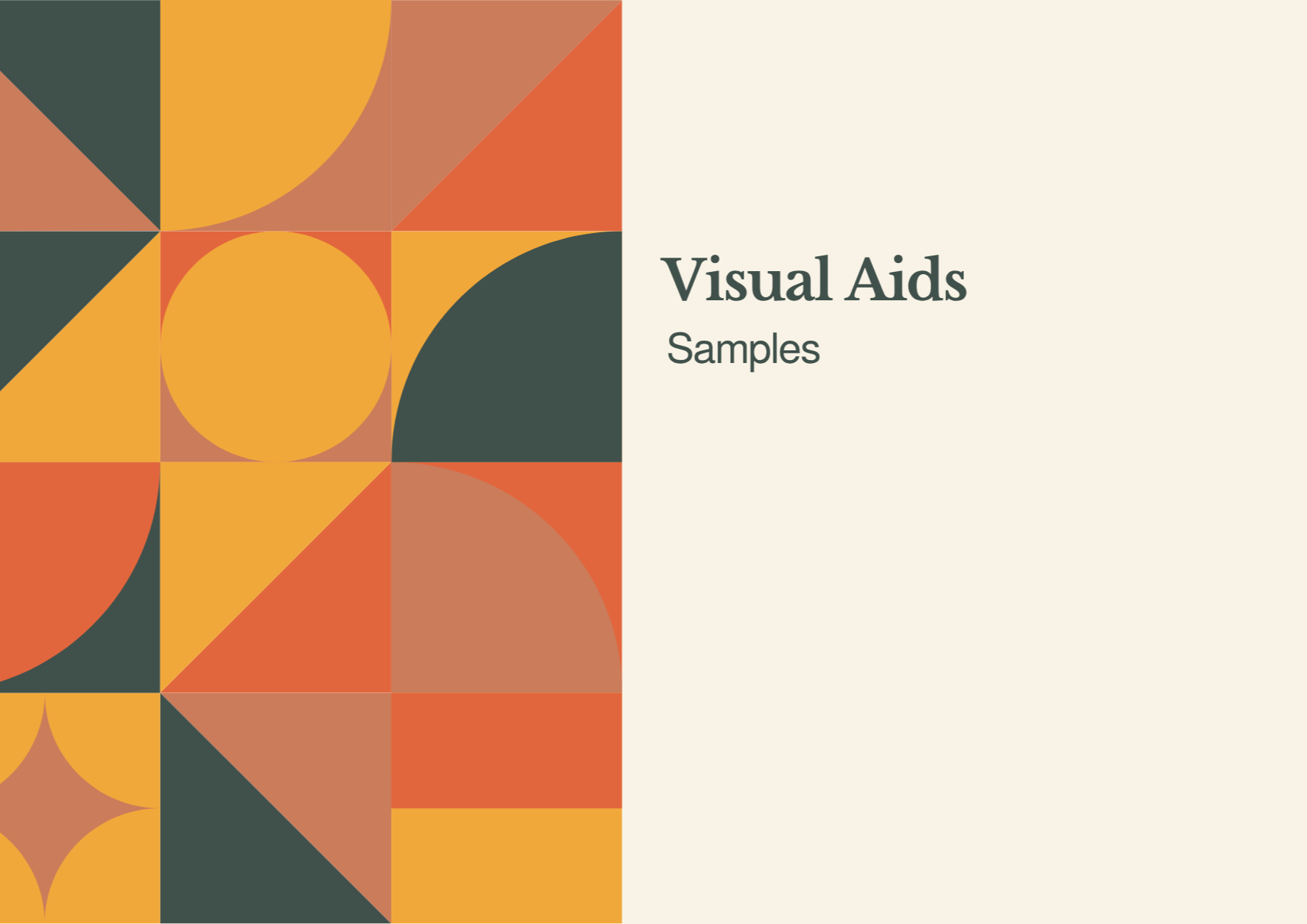 Visual Aids