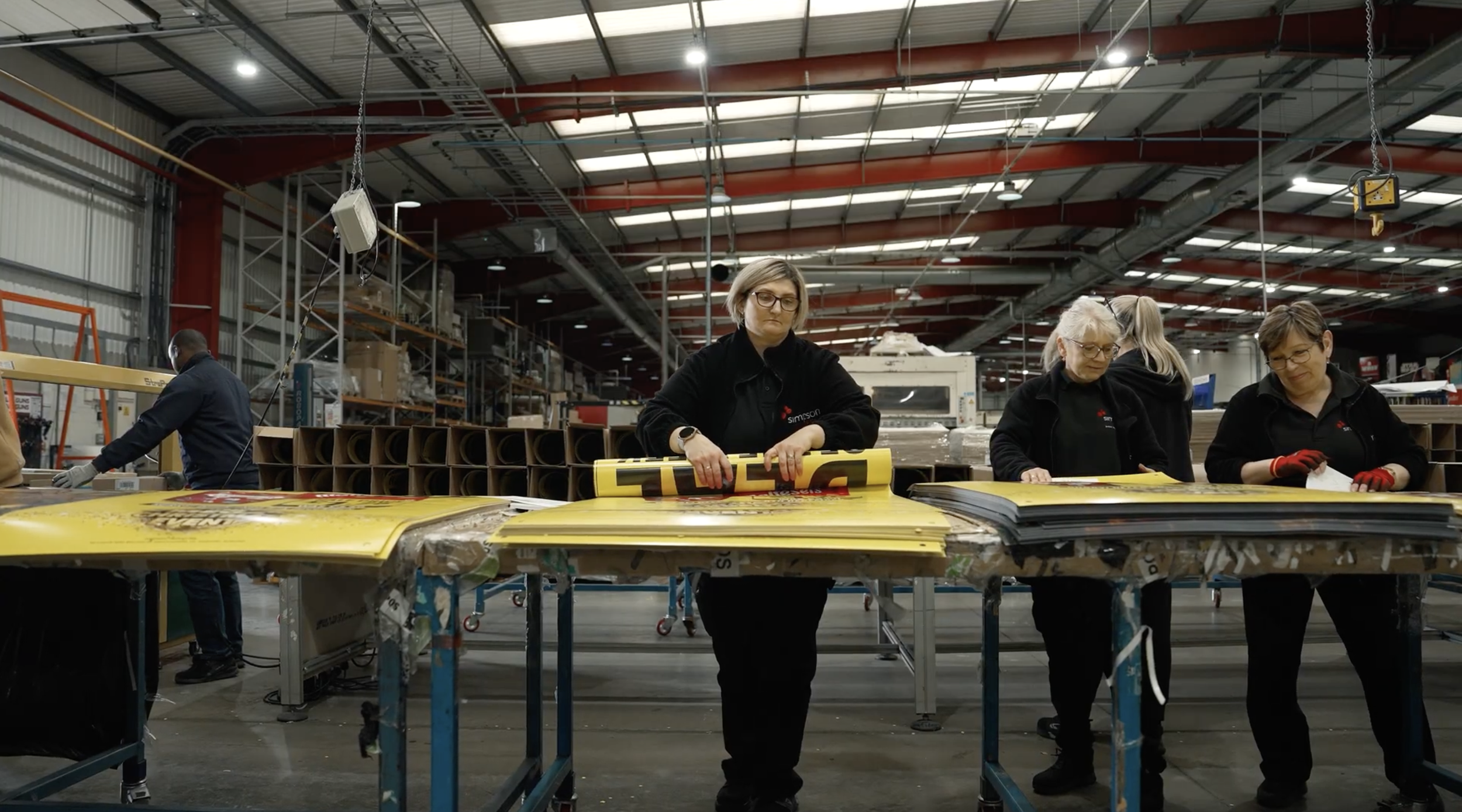 Workers at Simpson Group.