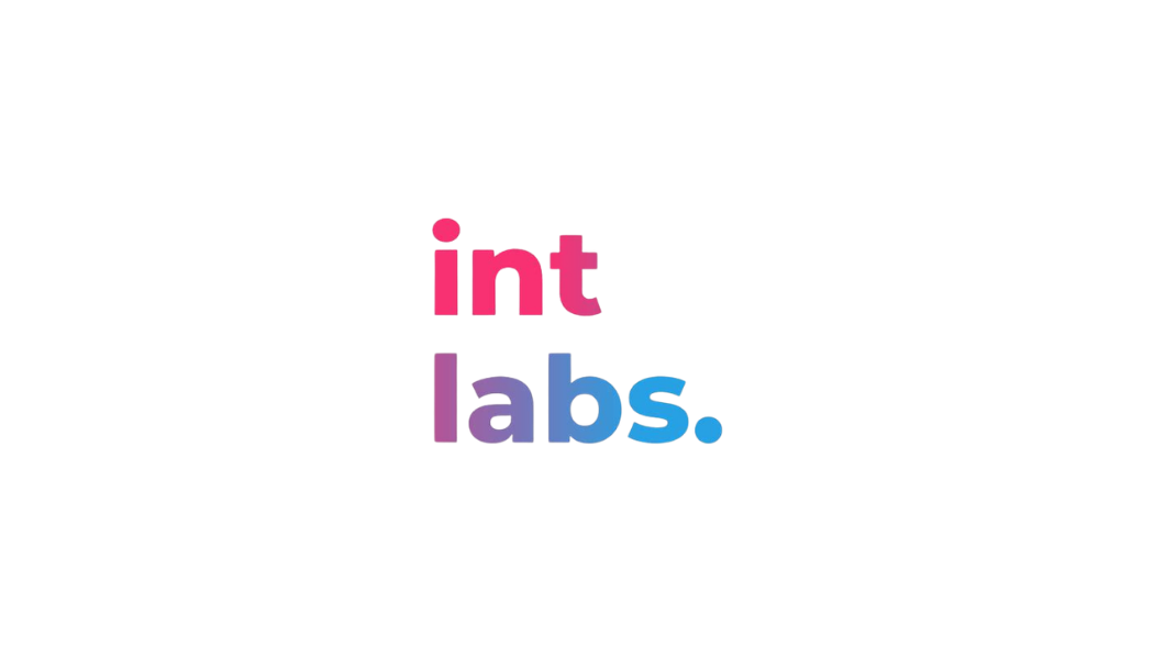 Colorful text logo that says 'Int Labs.' with the word 'Int' in pink and purple, and 'Labs' in blue.