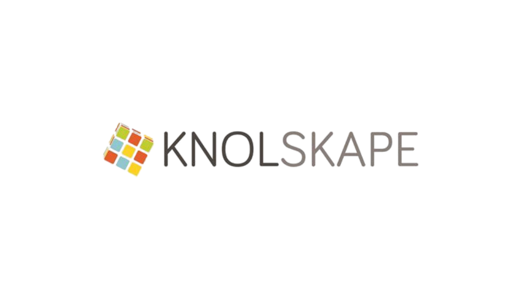 Logo with a colorful Rubik's Cube and the text 'KNOLSKAPE'