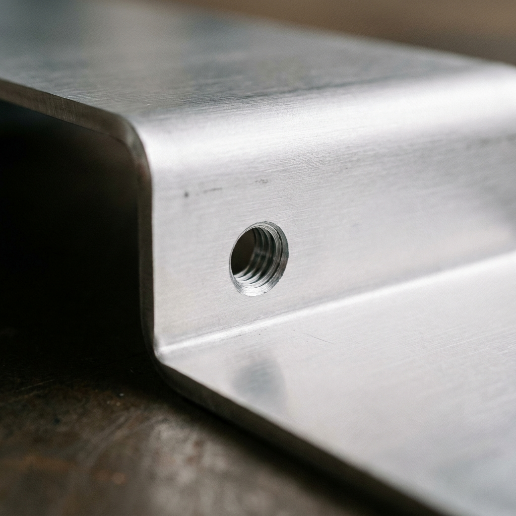 Fiberlaser skär aluminium plattjärn hos Scandcut