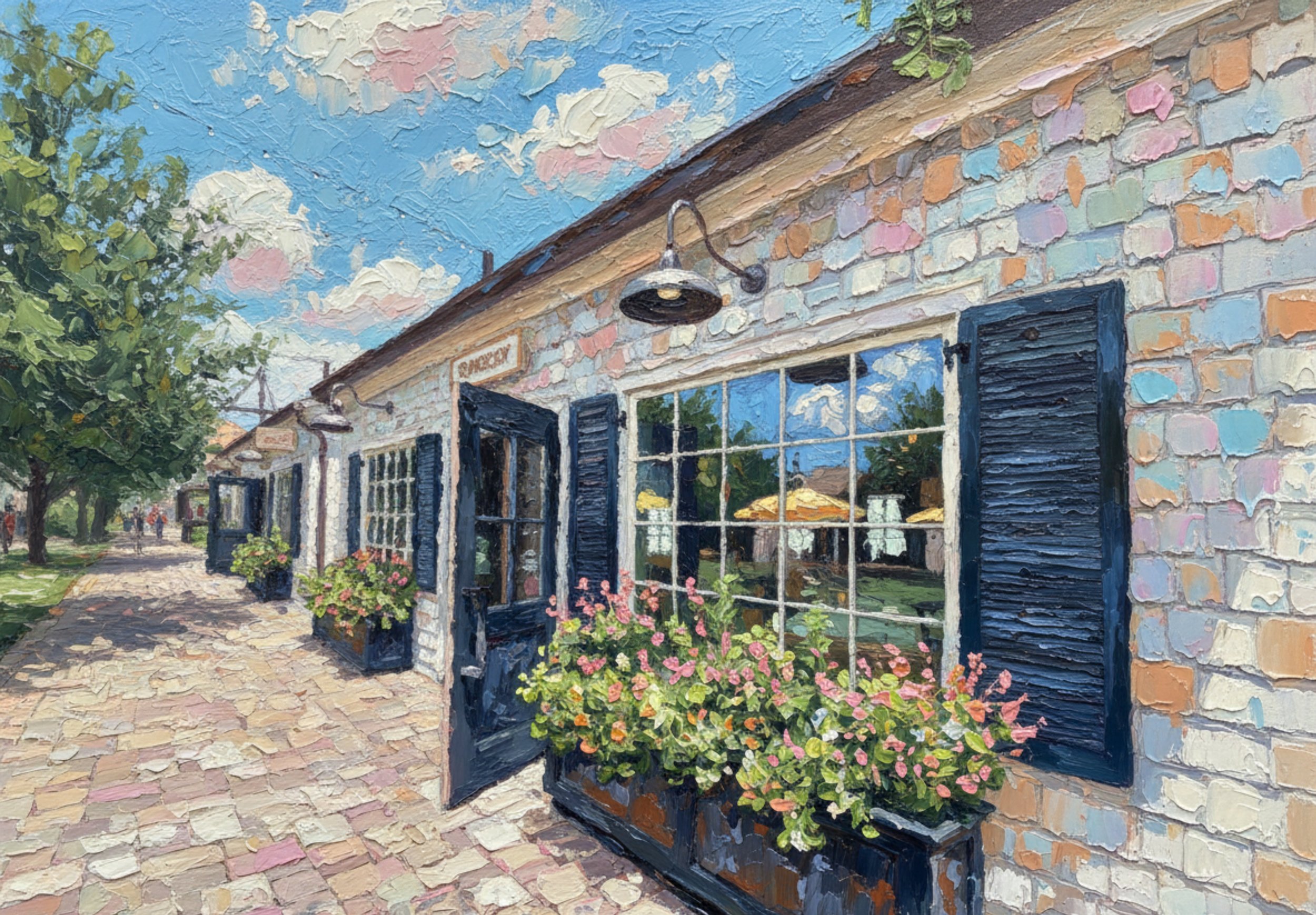 shop fronts at magnolia complex in waco, tx