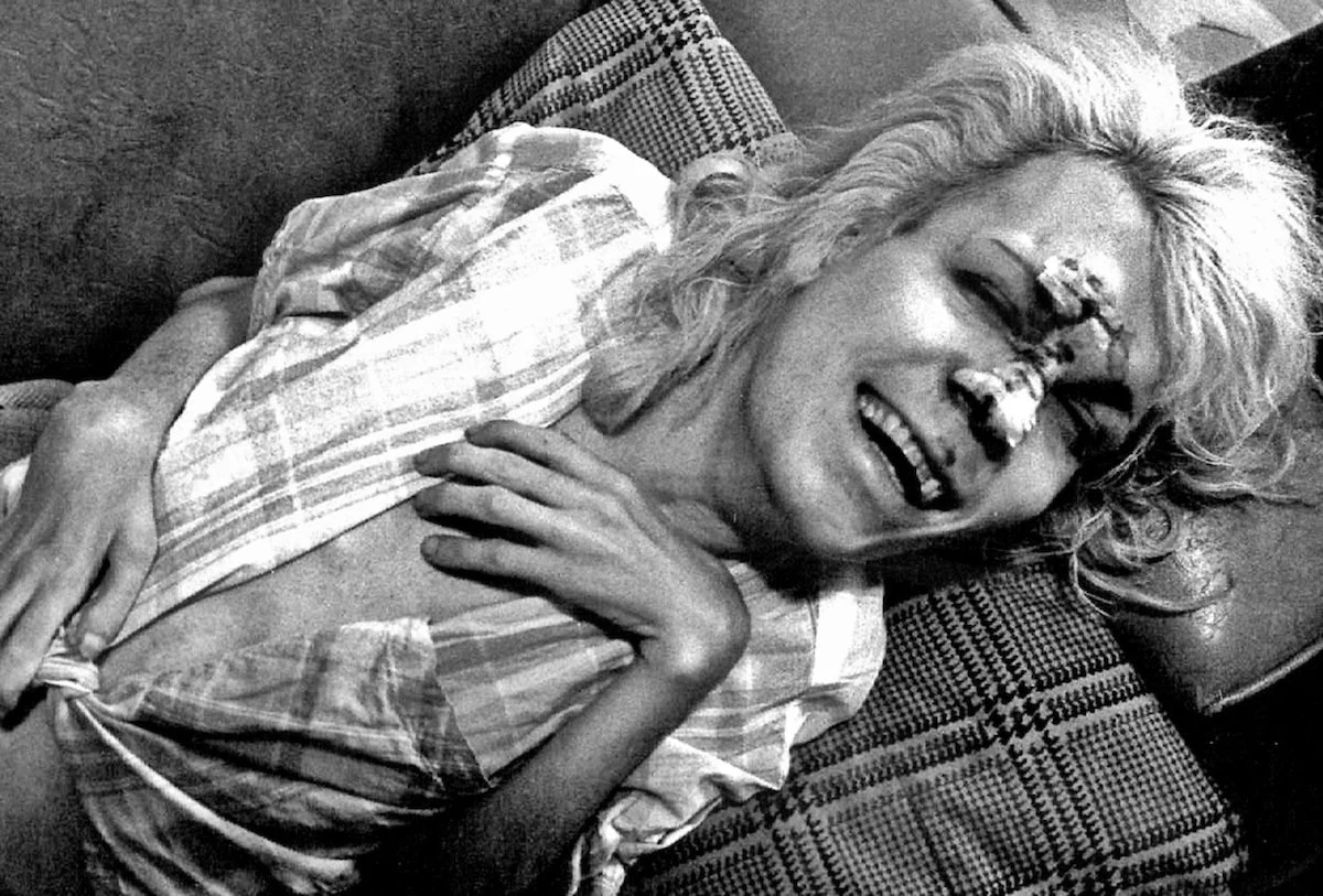 Sandie after accident in bus.jpg
