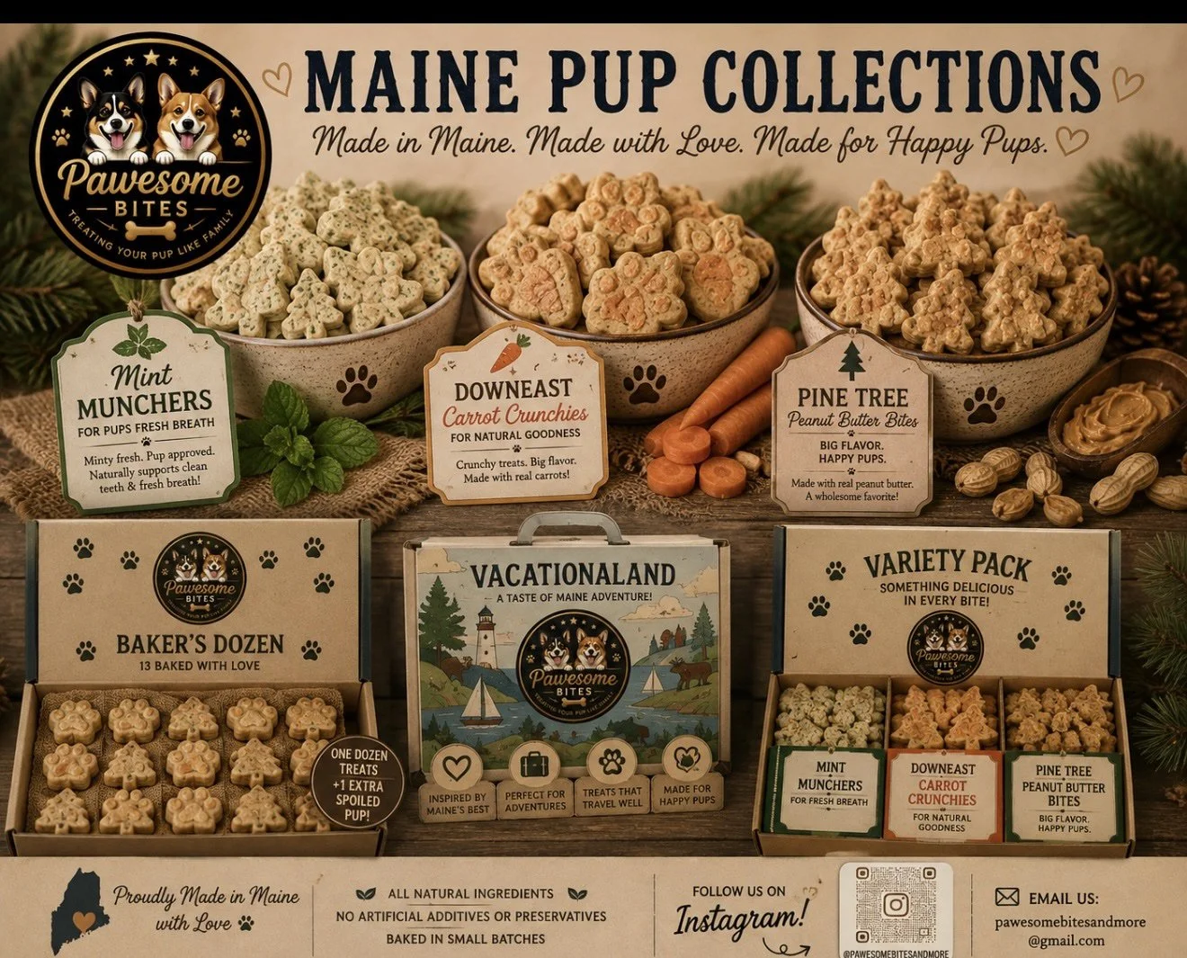 Maine Pup Collection