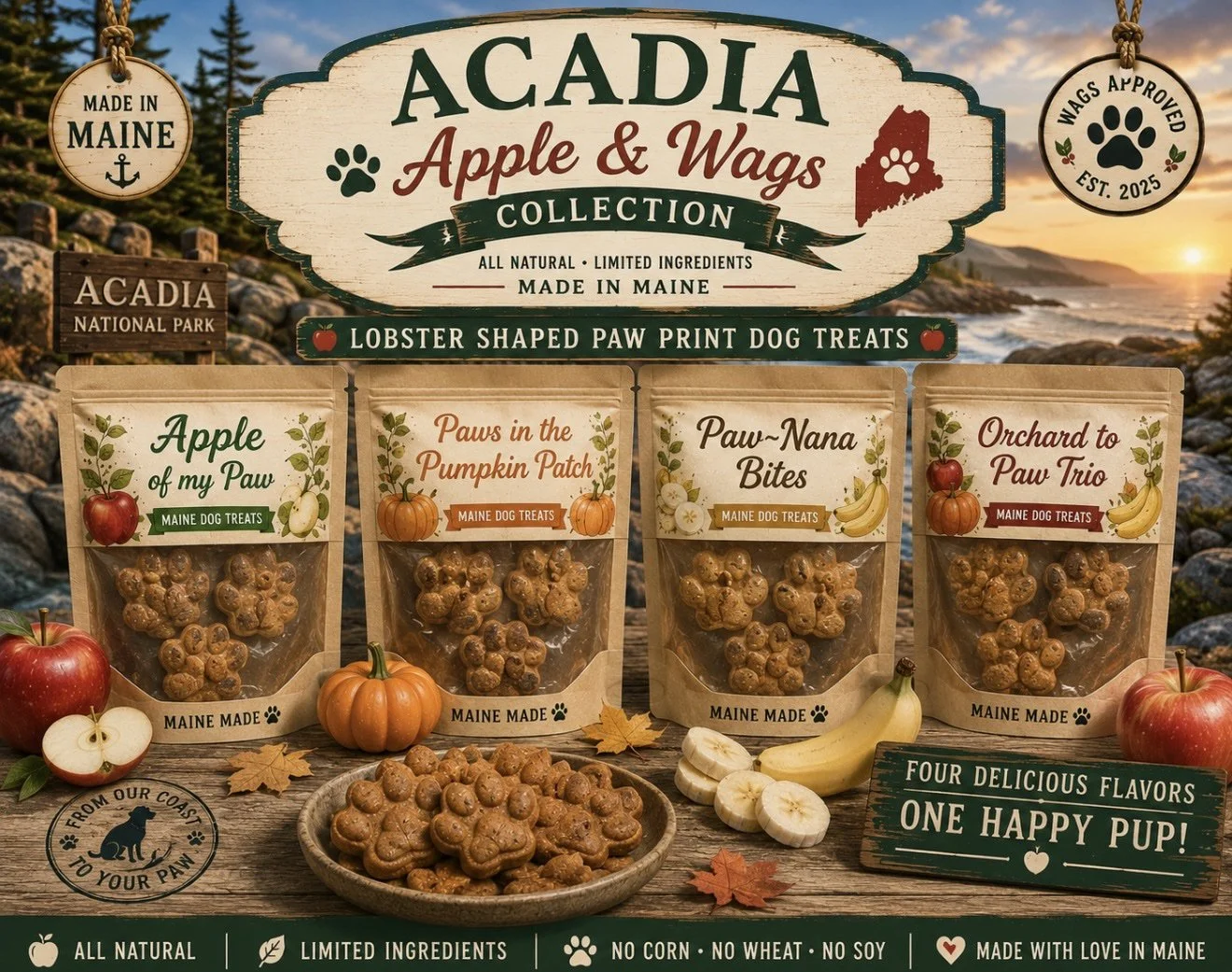 Acadia Apples & Wags