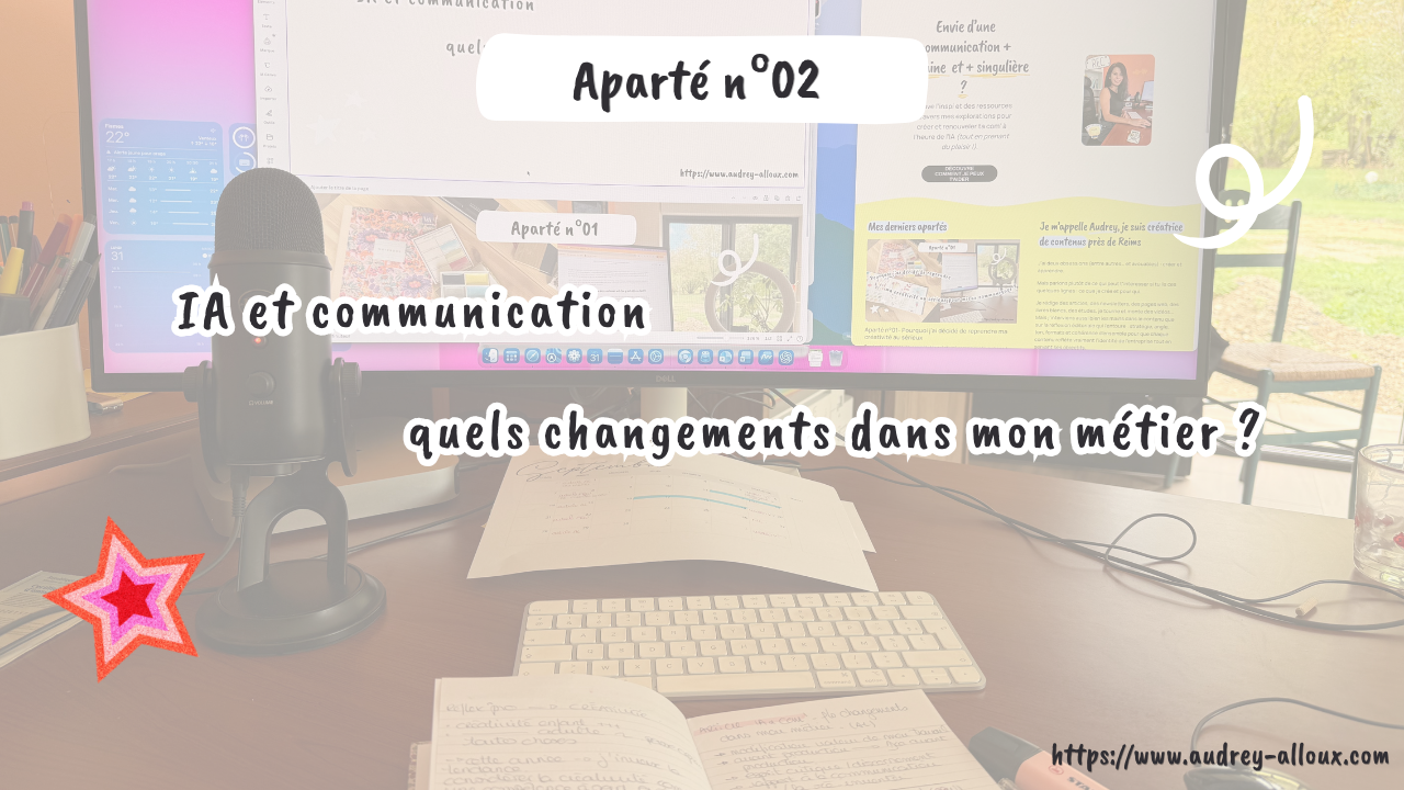 Aparté n°02- IA et communication : quels sont les changements dans mon métier ? 