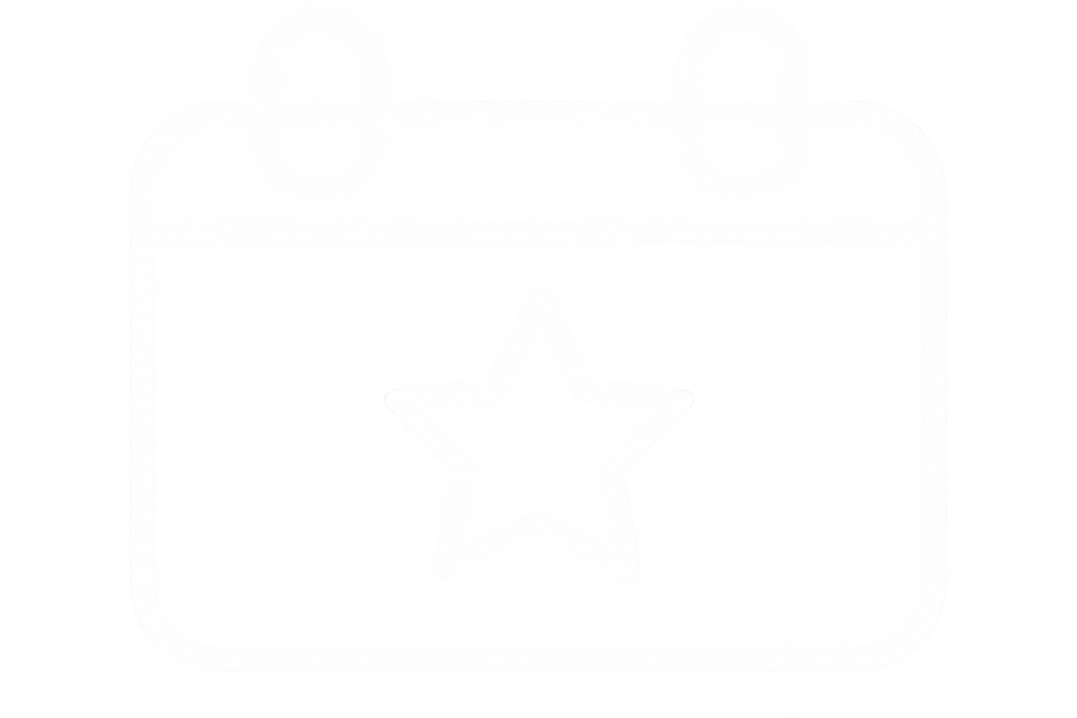 Close-up of a white star-shaped light or decoration inside a white frame, with blurred background brightness.