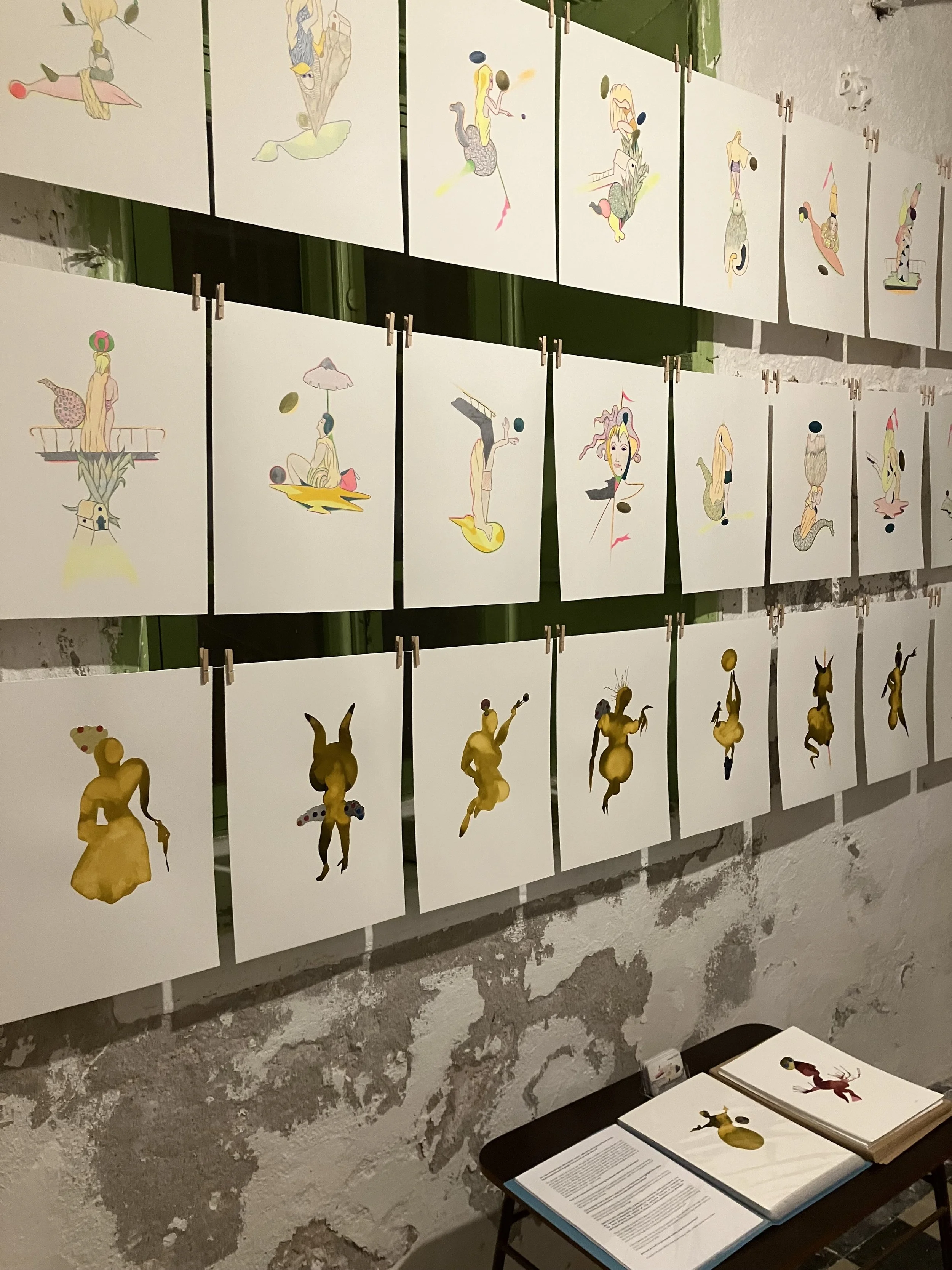 Détails de l'exposition "424 Days" île de Leros Grèce 2026