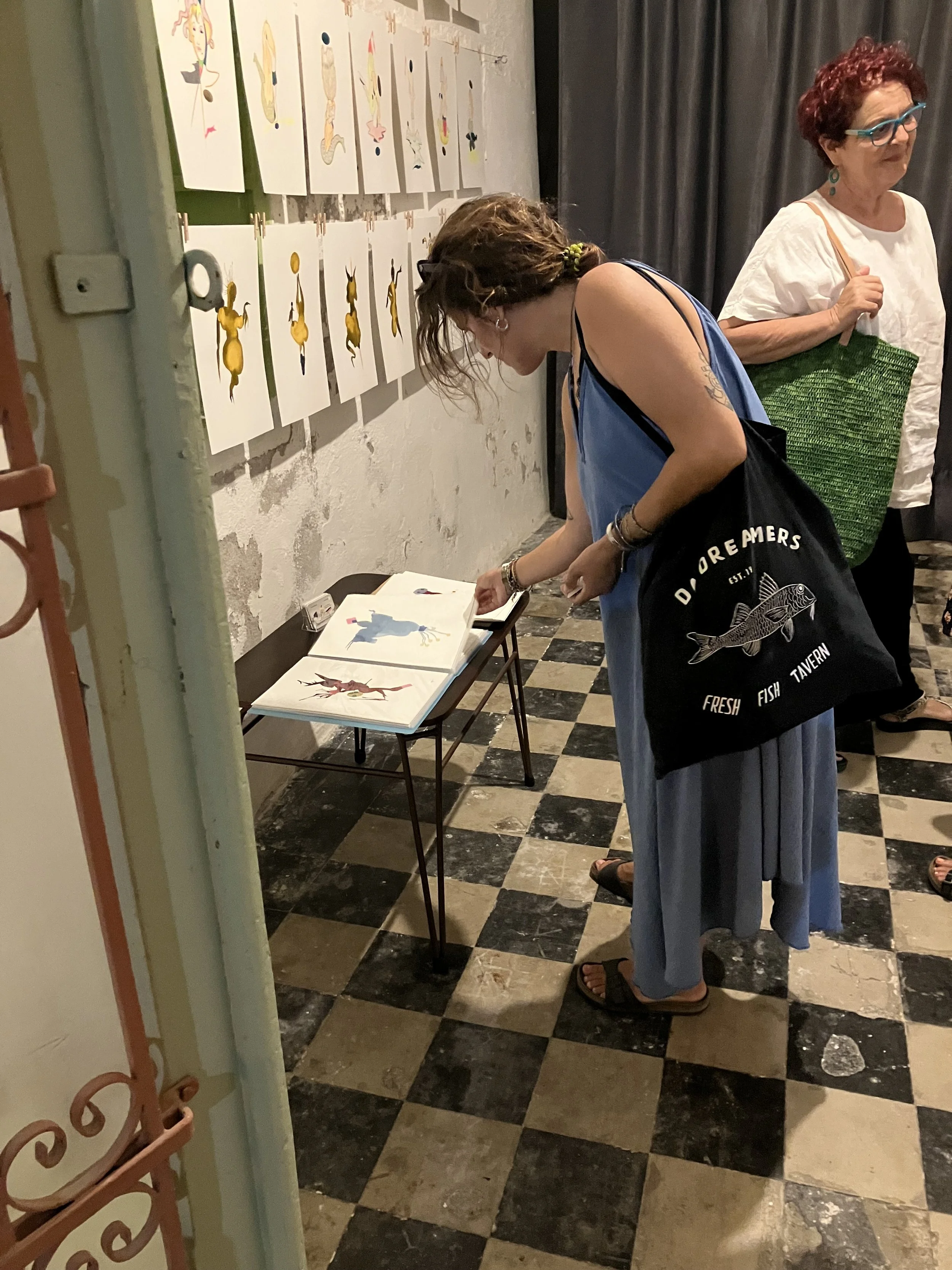 Vernissage de l'exposition "424 Days"île de Leros Grèce 2026