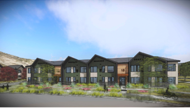 Courtyard rendering 4