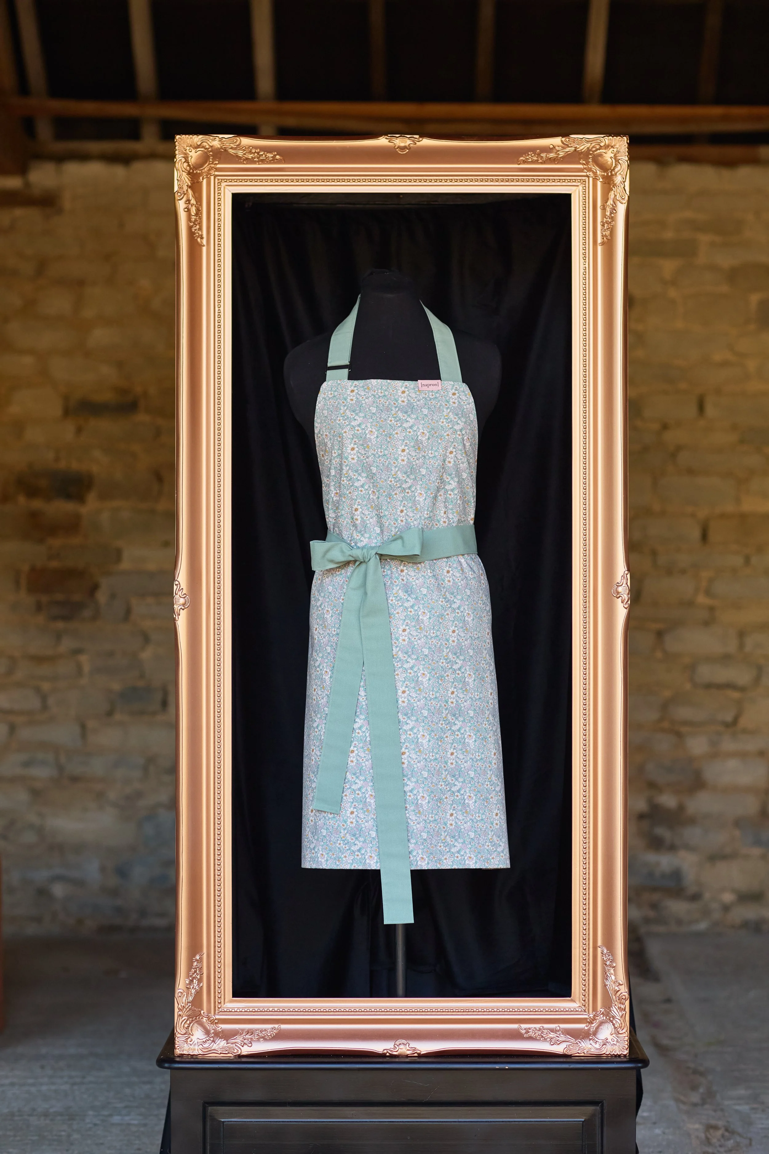 Hostess Apron Blue