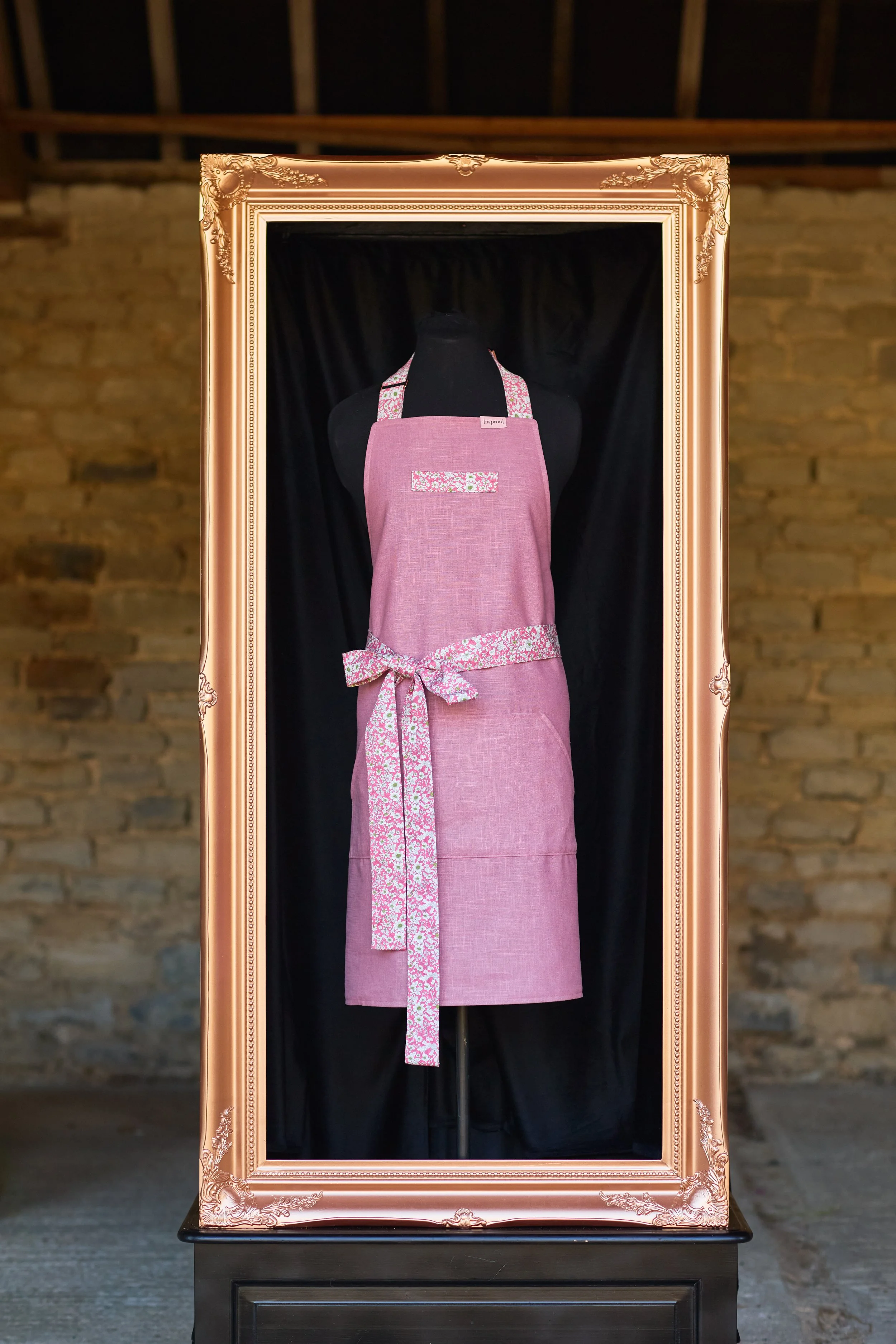 Full Everyday Kitchen Apron Pink