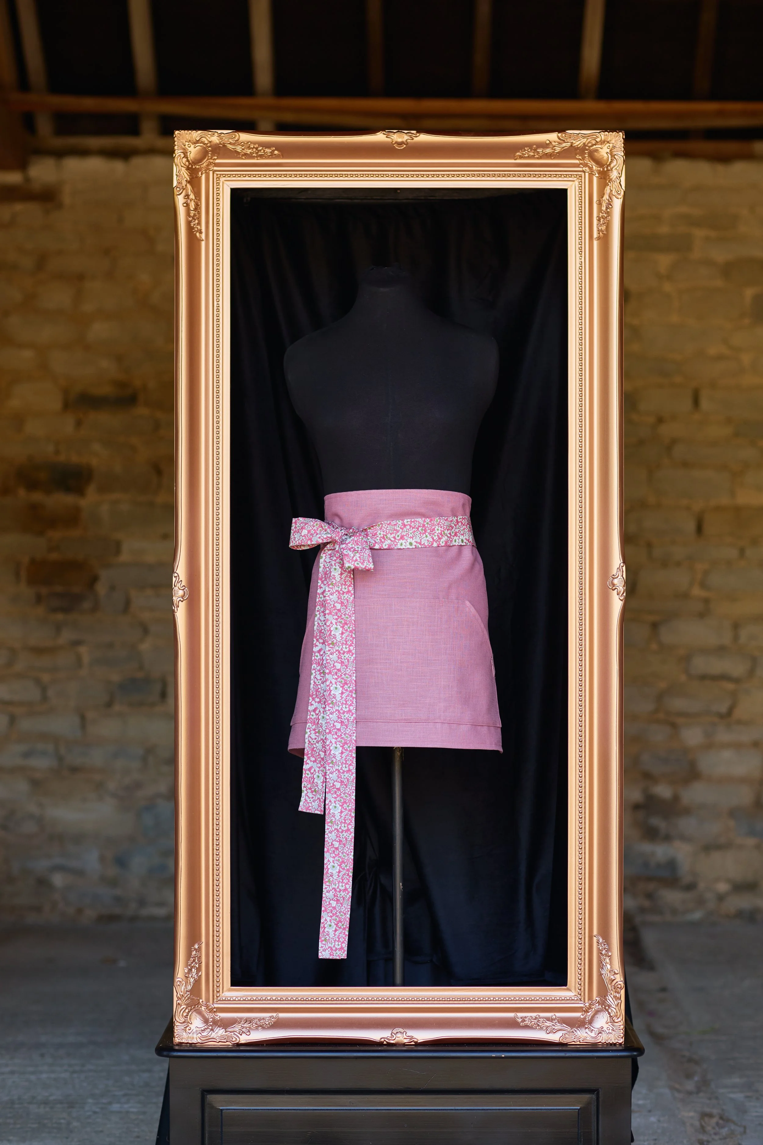 Everyday Kitchen Waist Apron Pink