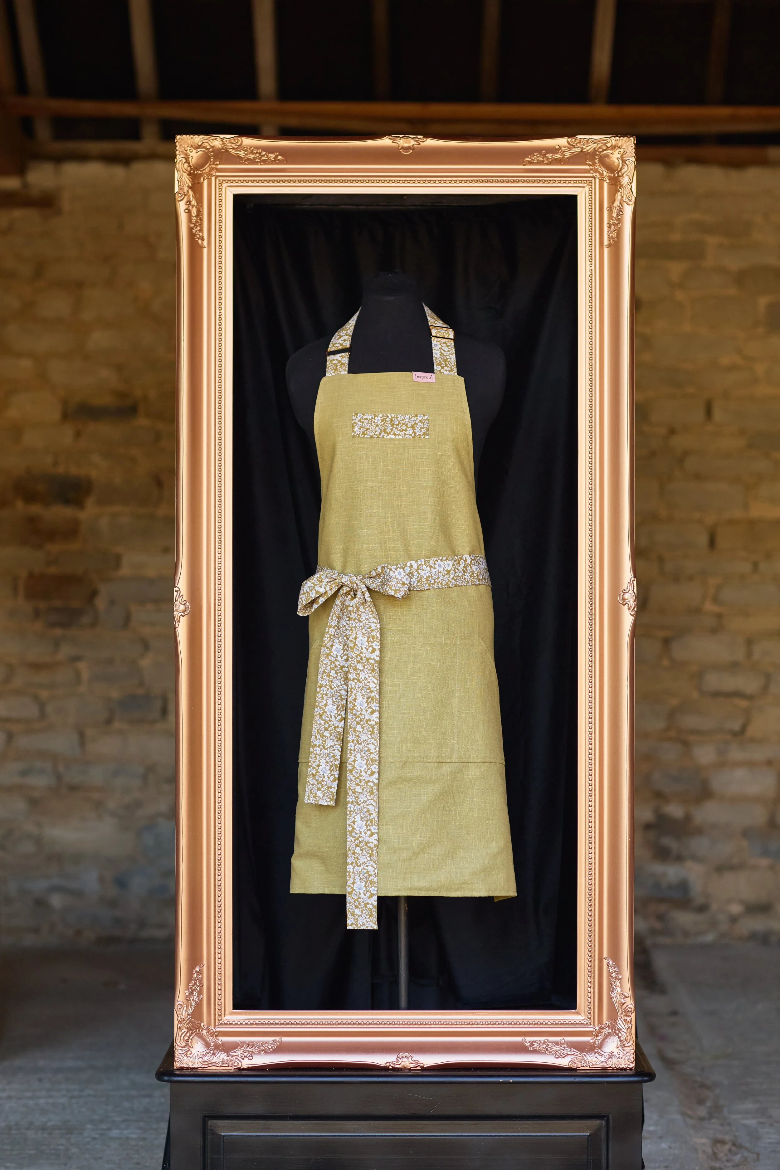 Full Everyday Kitchen Apron Green