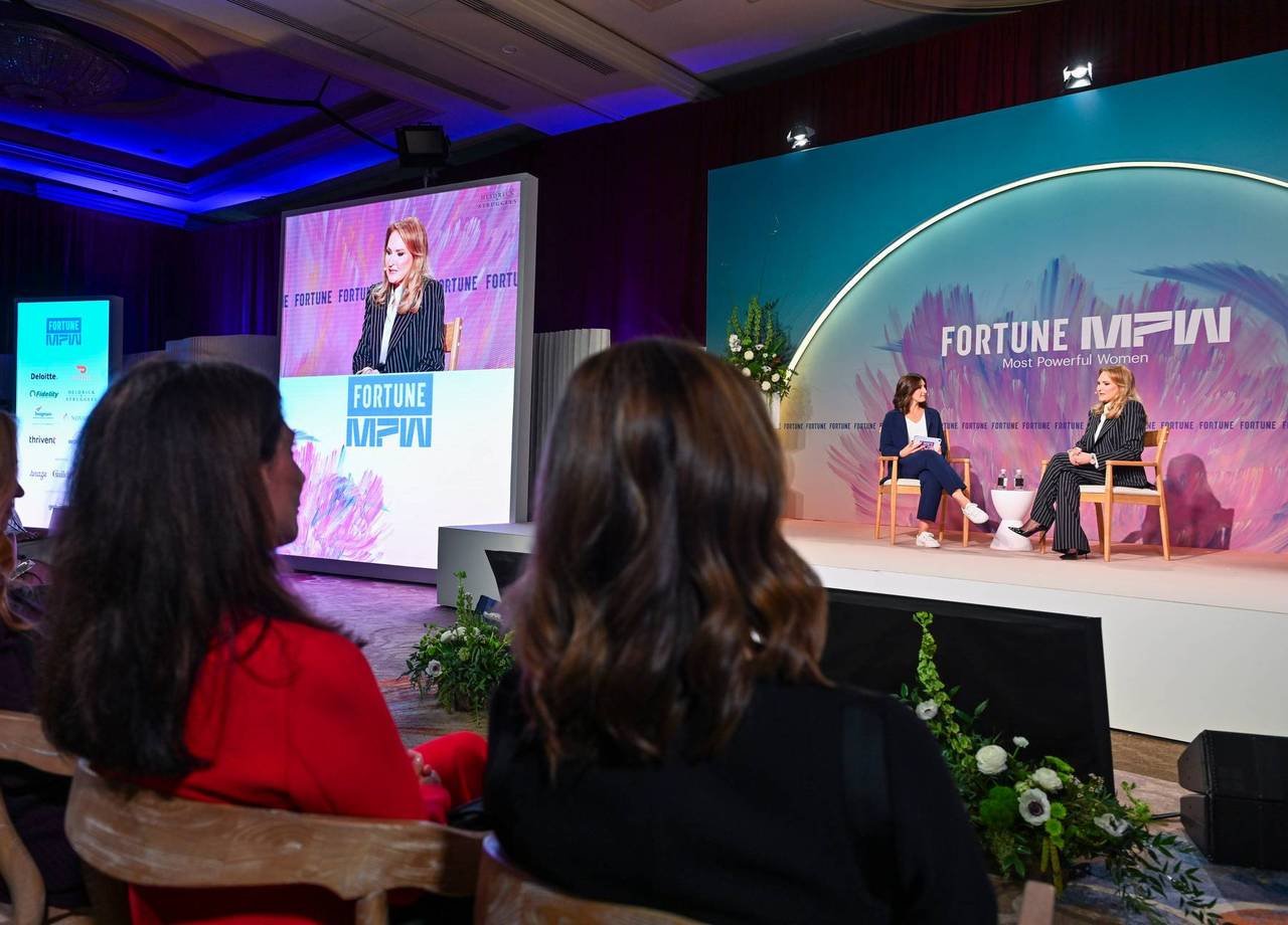 Kecia Steelman of Ulta Beauty speaks during a session at the Salamander DC at the Fortune Most Powerful Women Summit 2025.