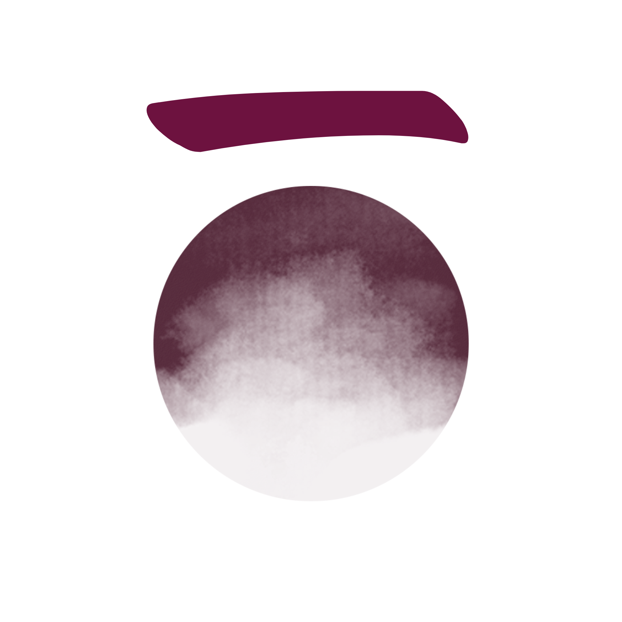 Une illustration abstraite de tons violets et gris, avec des formes arrondies et dégradés.