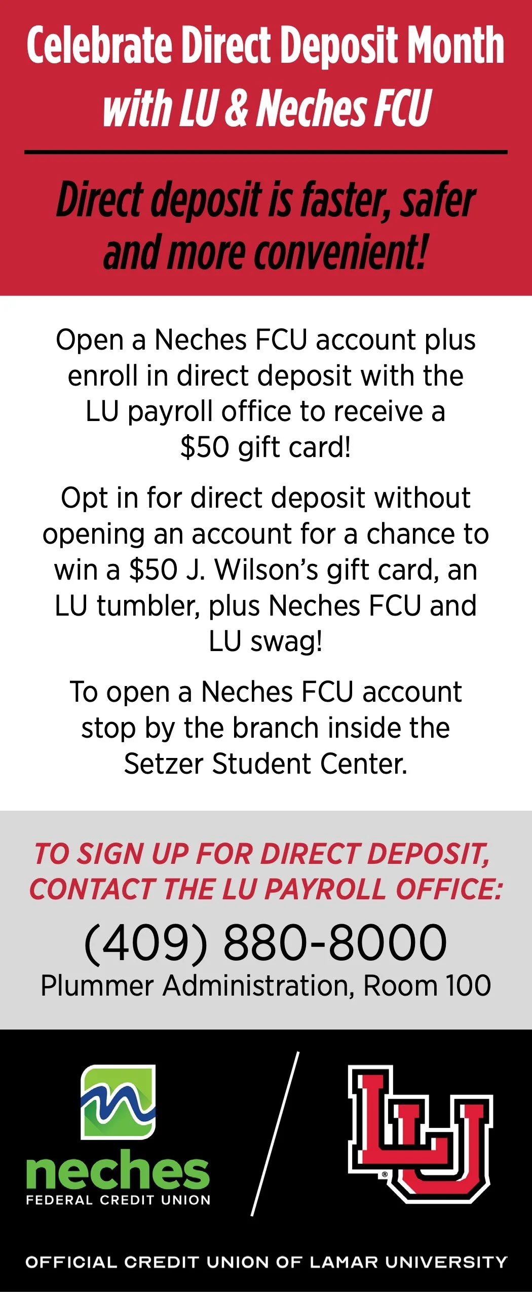 25-Payroll Neches Direct Deposit Flyer + WU Header-1.jpeg