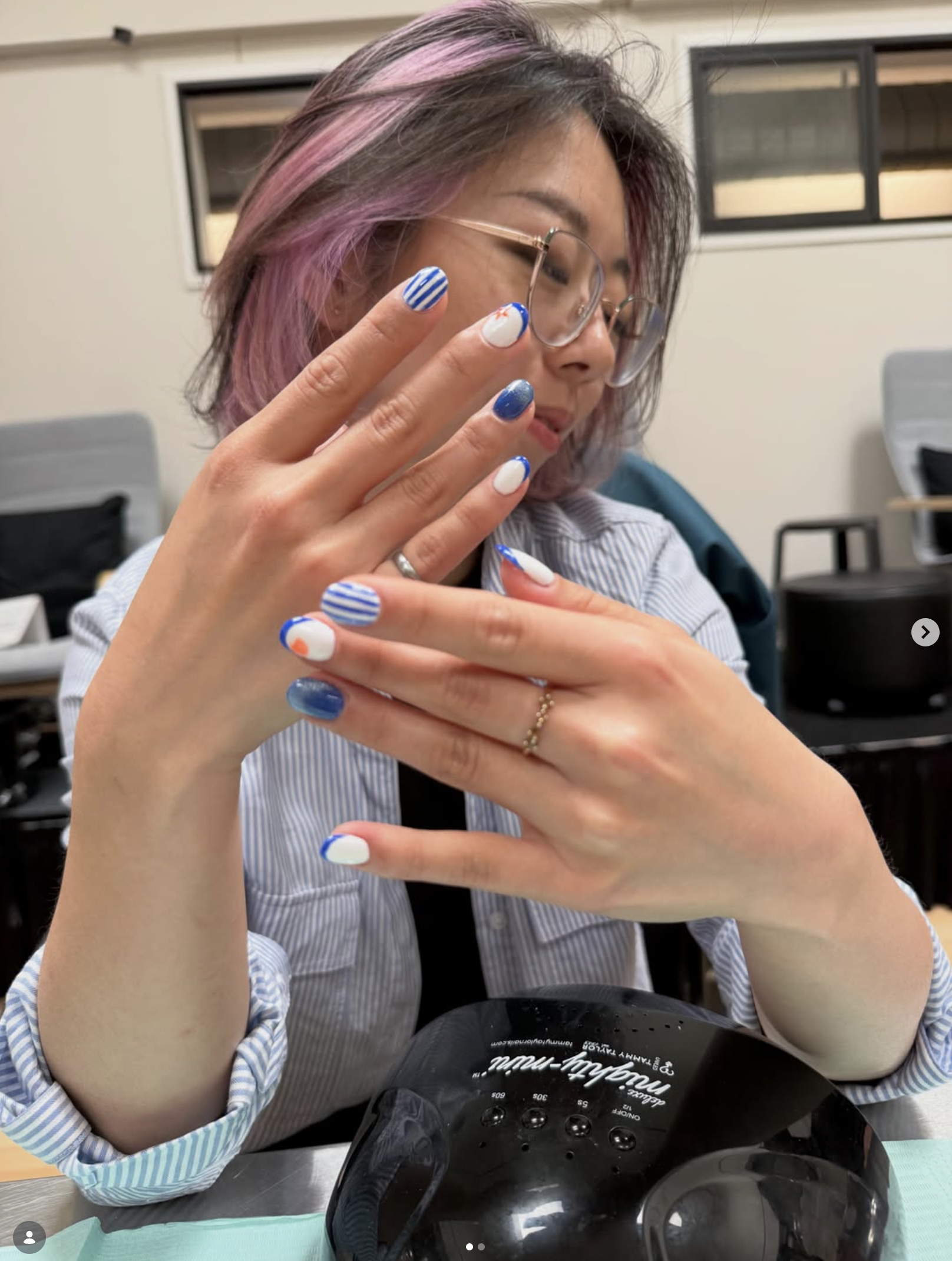 Custom nail art by Magpie Nail Collective in the San Francisco Bay Area.