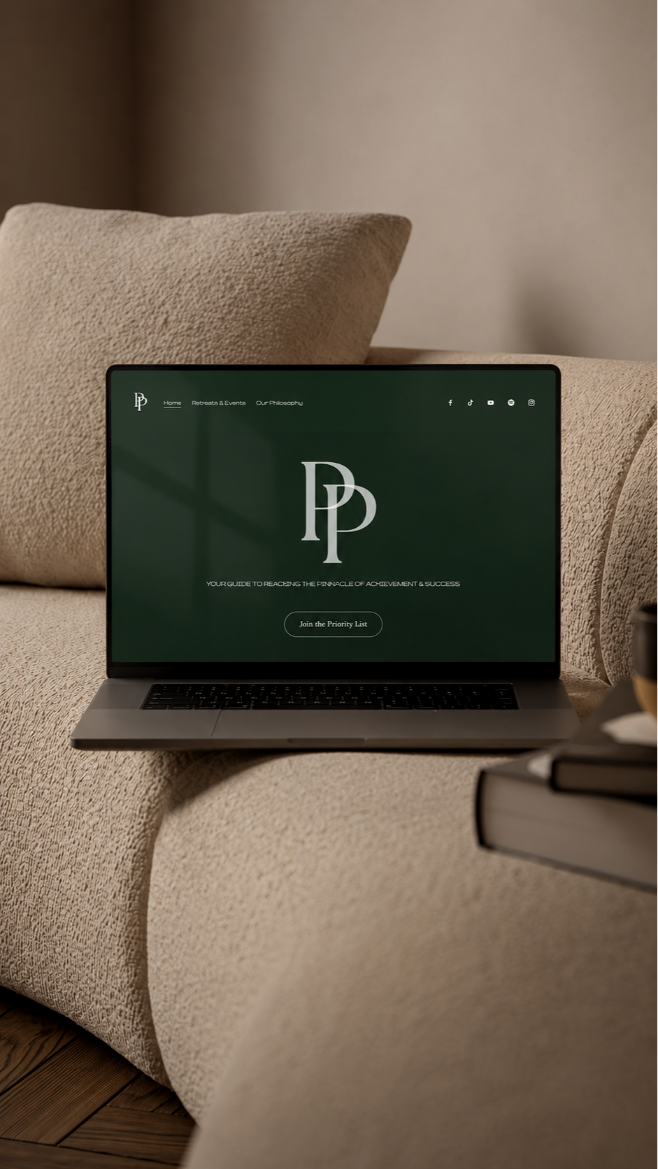 Pinnacle Planner digital marketing, website and social media campaign work by Éleva Studio.