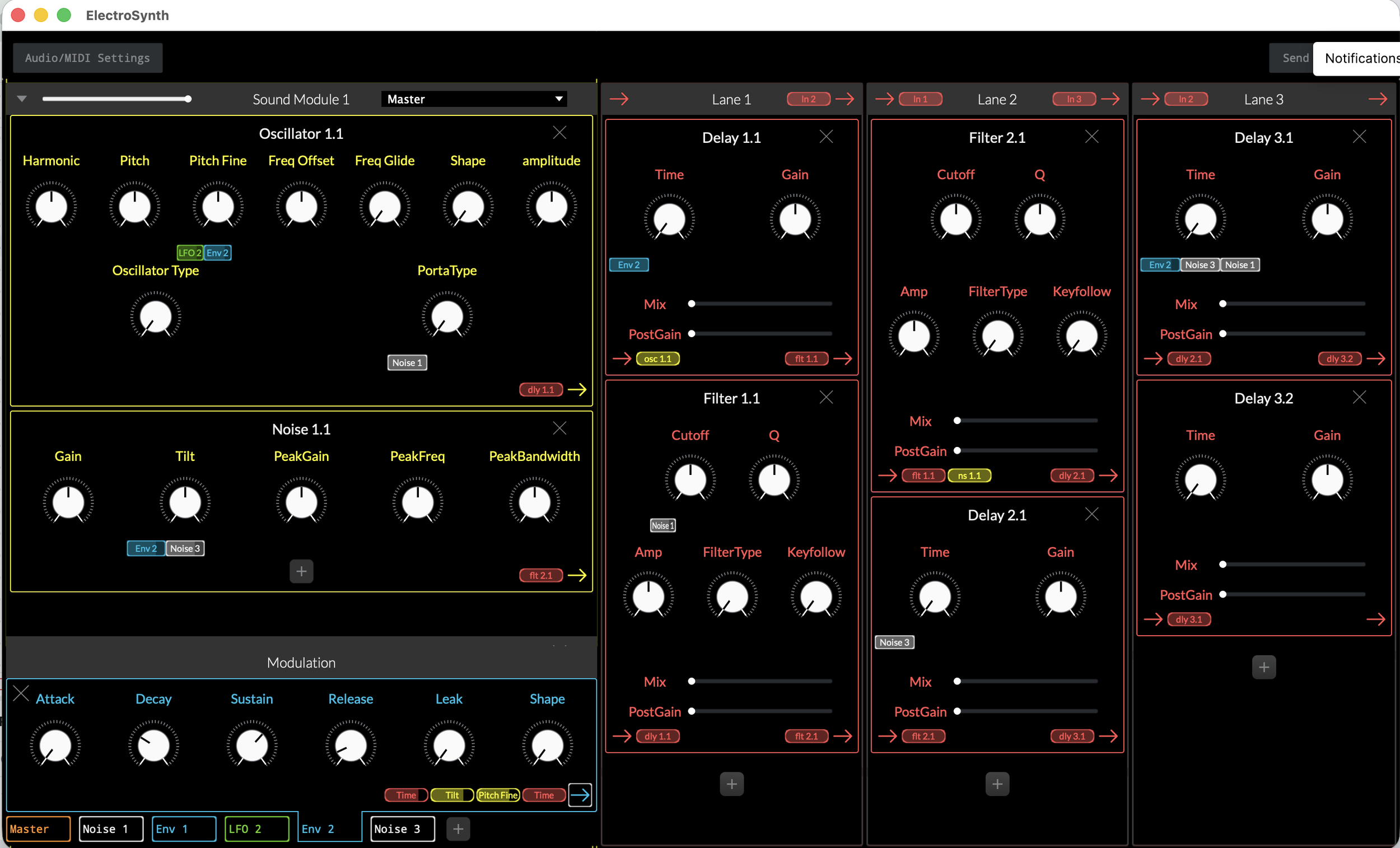Electrosynth GUI 2.0