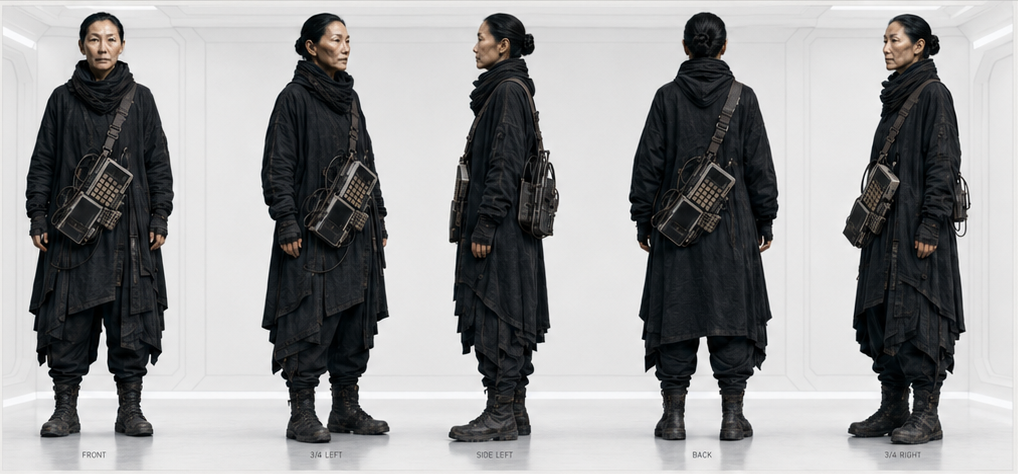 Our character turnaround workflow, and why drift is the real problem