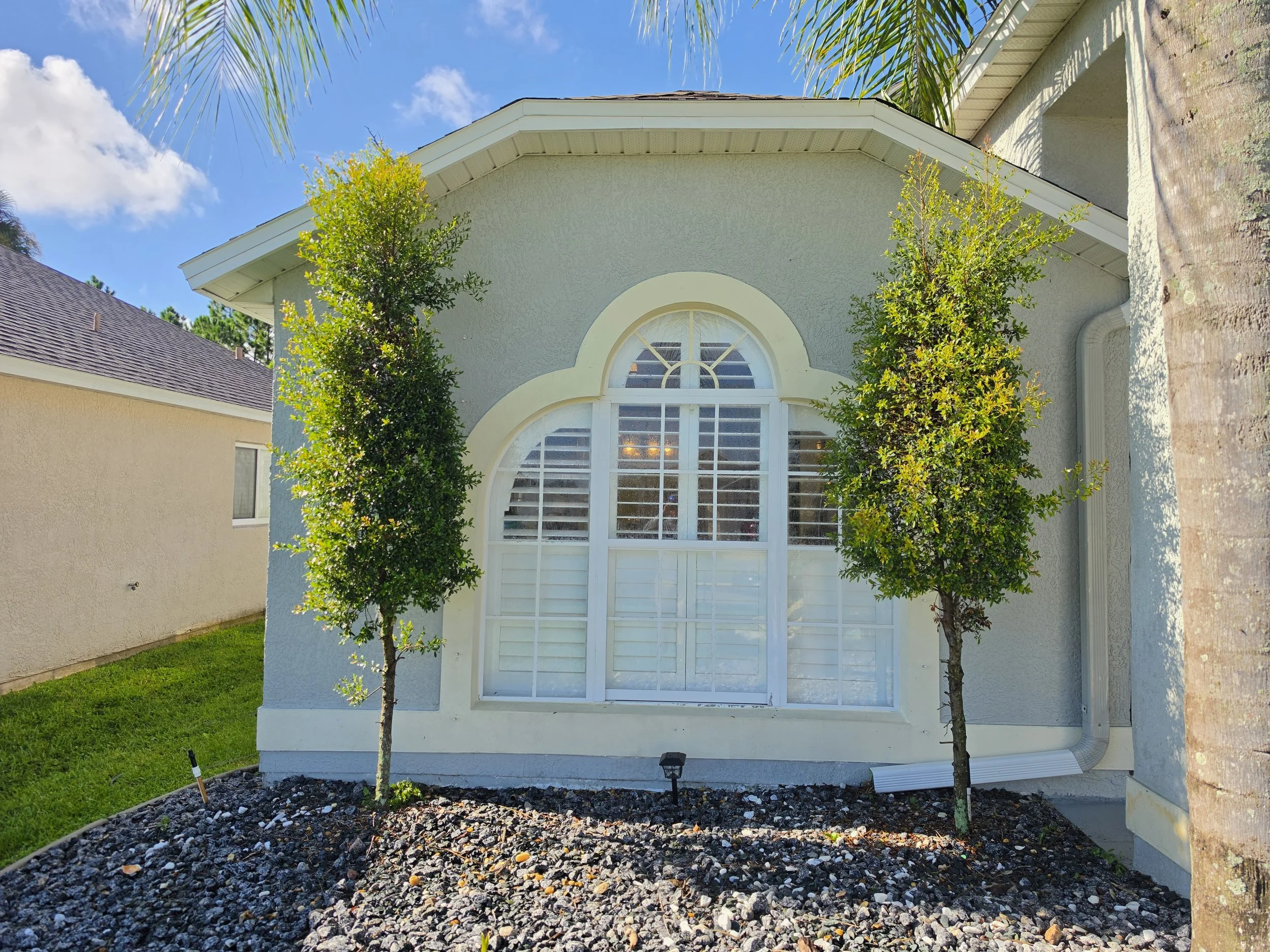 Melbourne Florida home after professional soft washing by Station 321